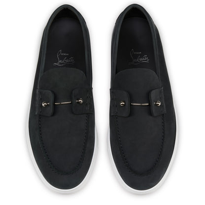 Christian Louboutin Chambeliboat Men Shoes | Color Black