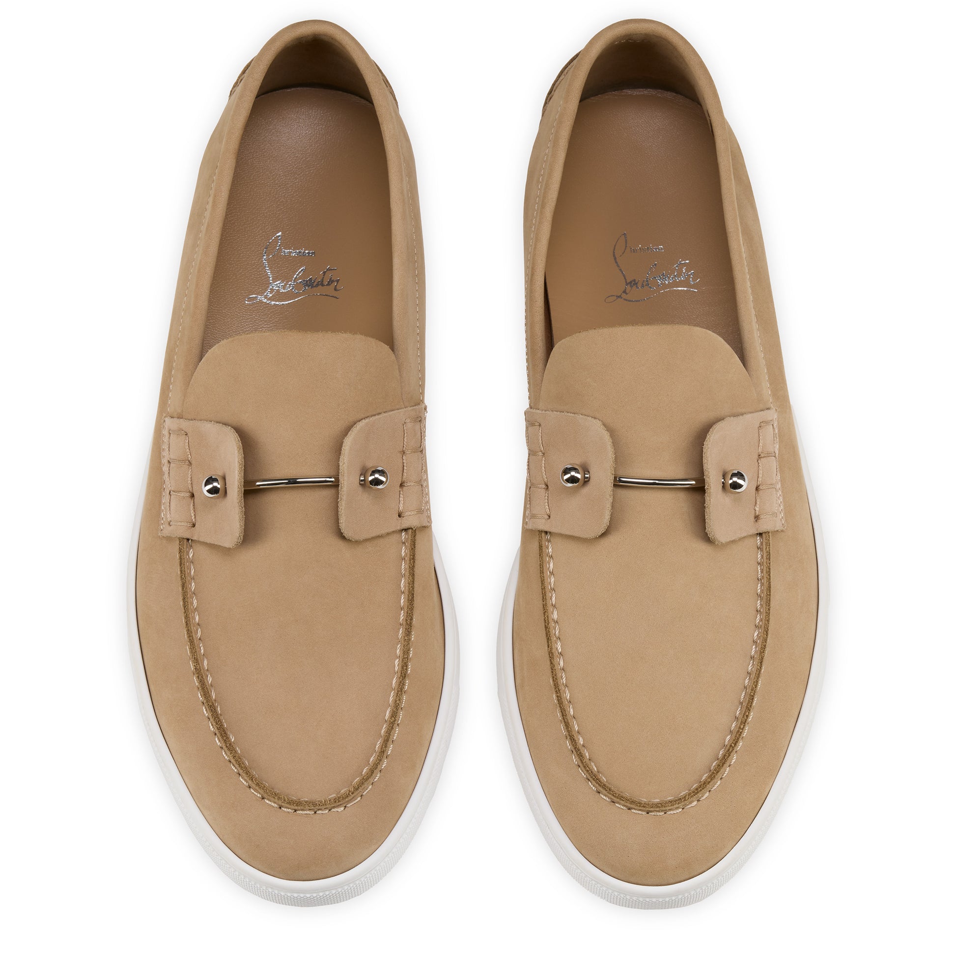 Christian Louboutin Chambeliboat Men Shoes | Color Beige