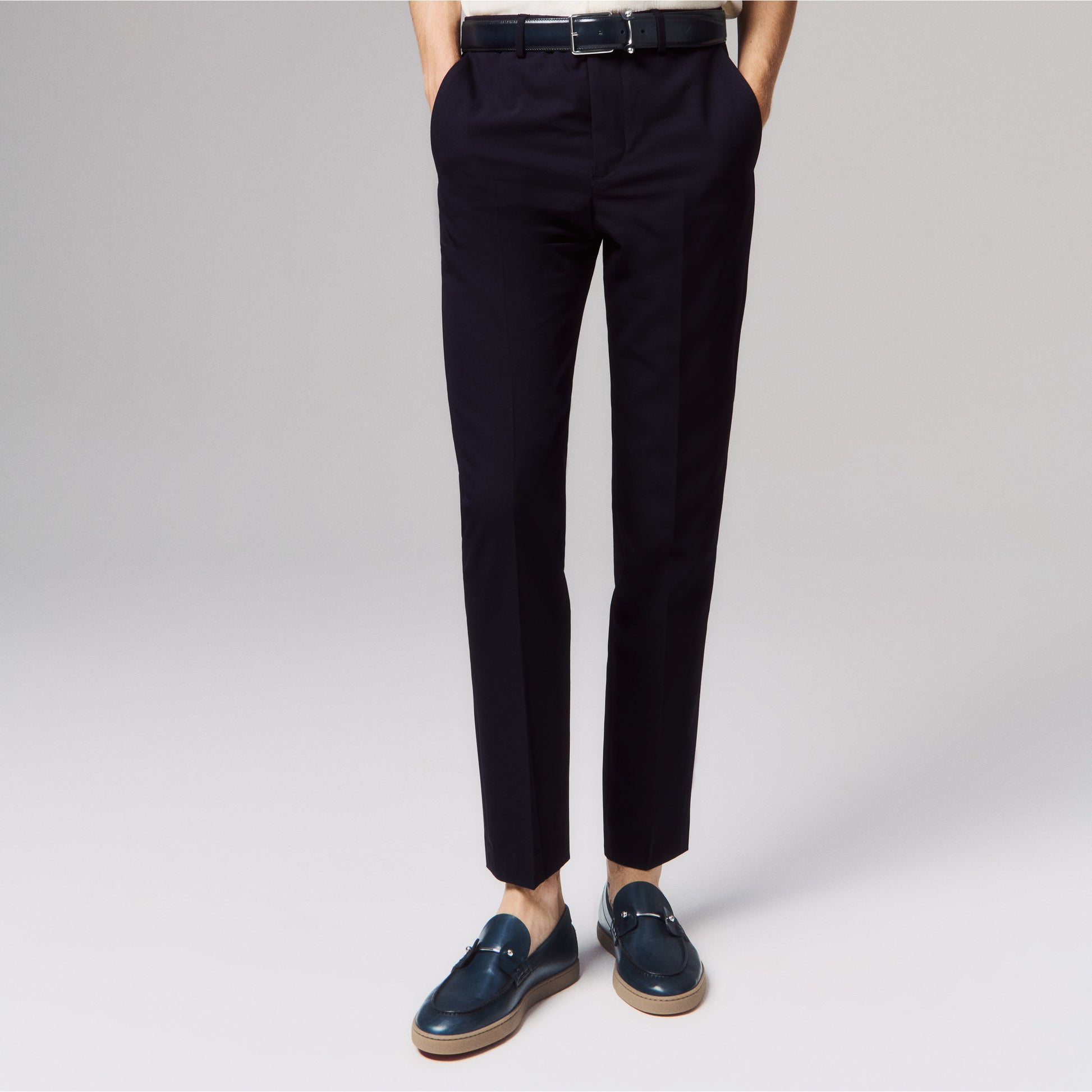 Christian Louboutin Chambeliboat Men Shoes | Color Blue