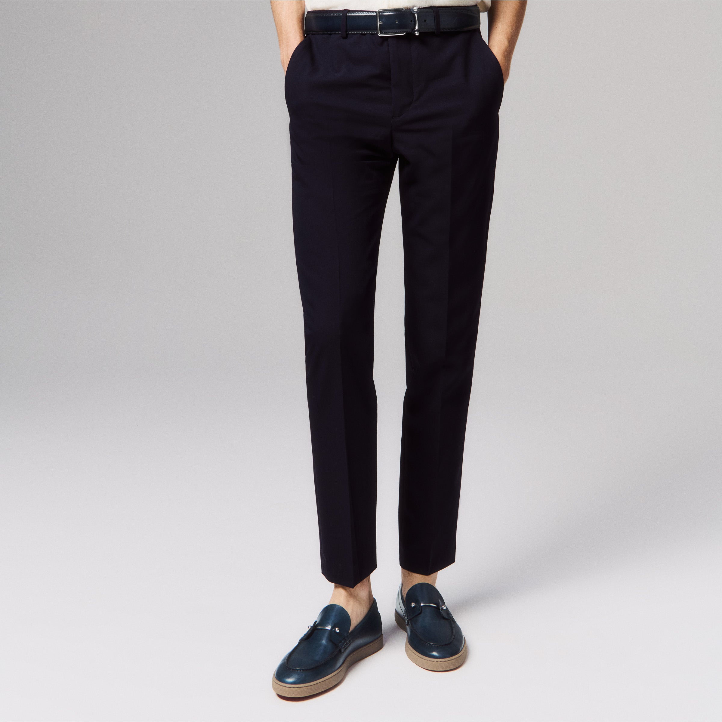 Christian Louboutin Chambeliboat Men Shoes | Color Blue