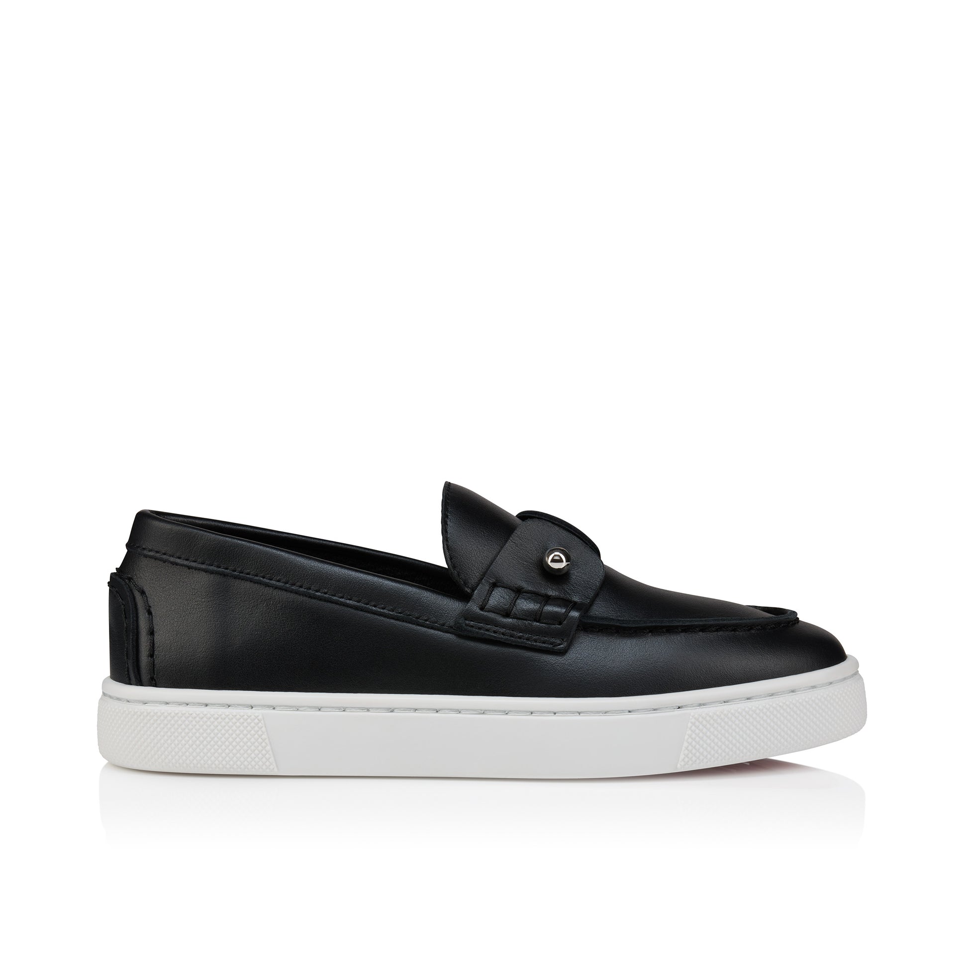 Christian Louboutin Chambelikid Kids Unisex Shoes | Color Black