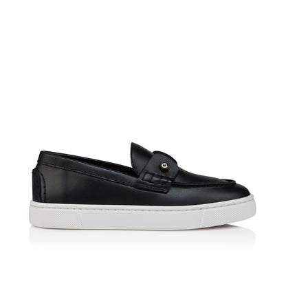 Christian Louboutin Chambelikid Kids Unisex Shoes | Color Black
