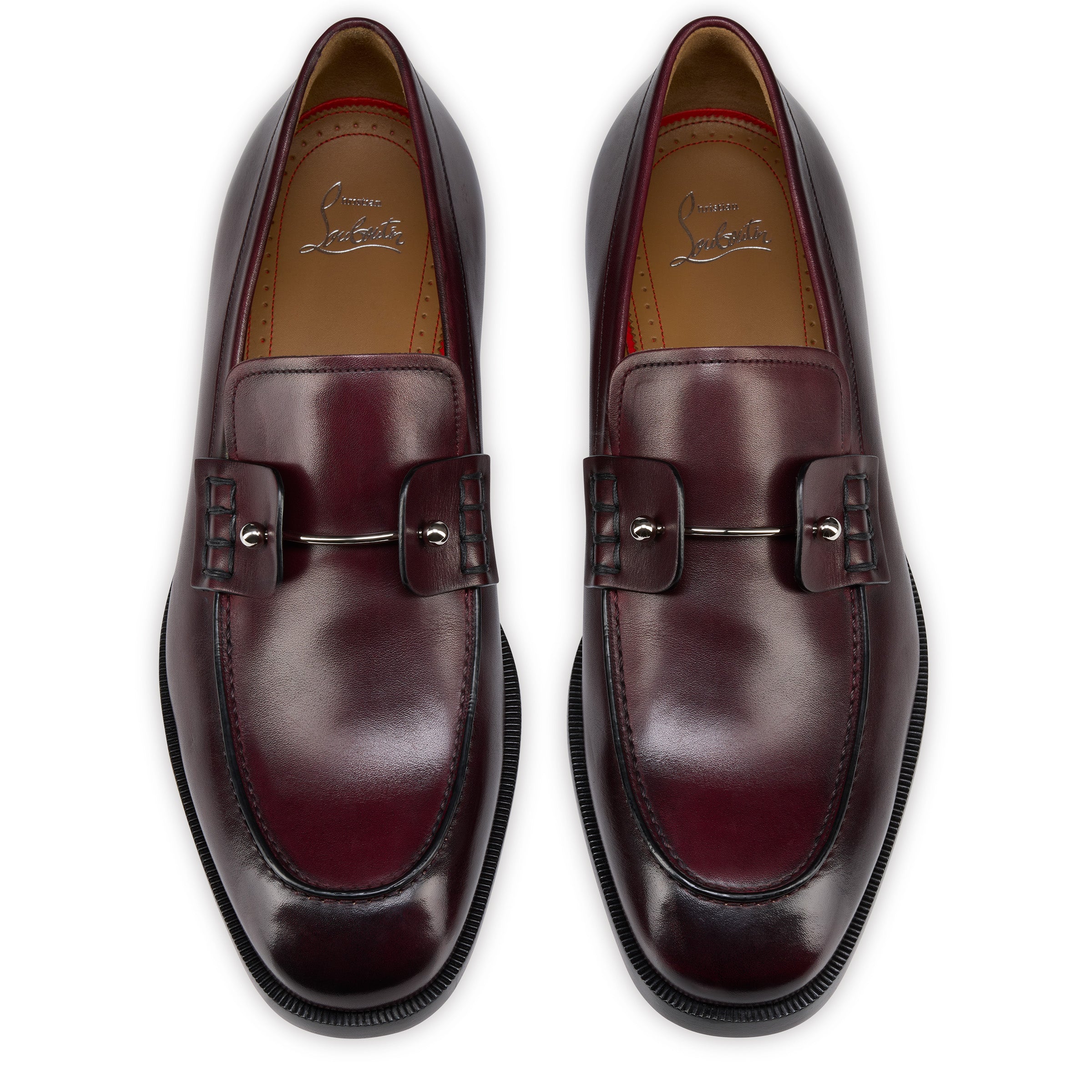 Christian Louboutin Chambelimoc Men Shoes | Color Red