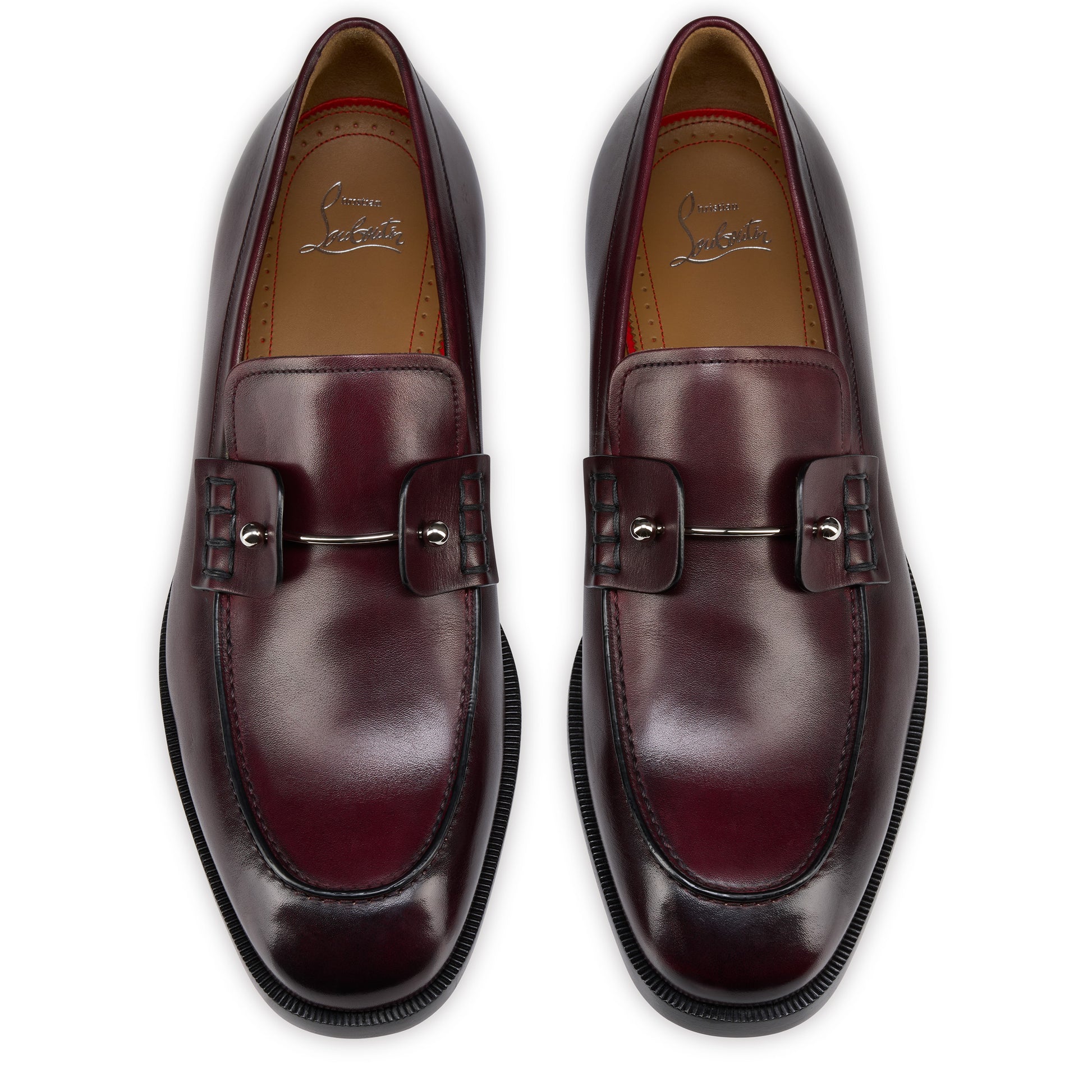 Christian Louboutin Chambelimoc Men Shoes | Color Red