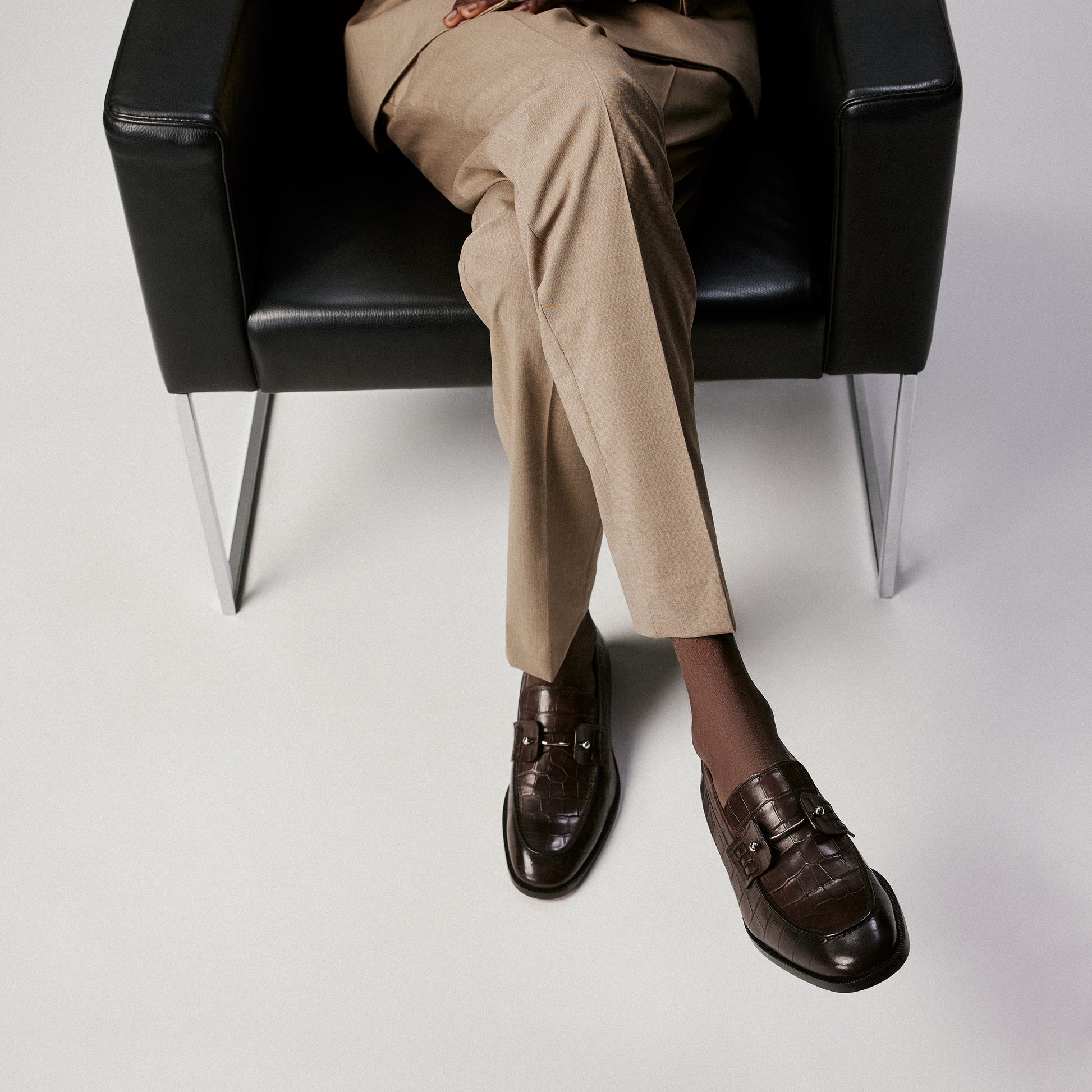 Christian Louboutin Chambelimoc Men Shoes | Color Brown