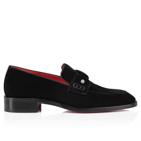 Christian Louboutin Chambelimoc Night Strass Men Shoes | Color Black