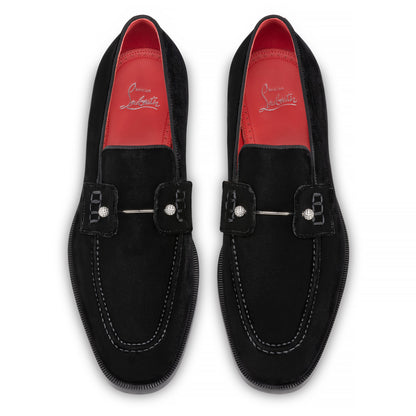 Christian Louboutin Chambelimoc Night Strass Men Shoes | Color Black