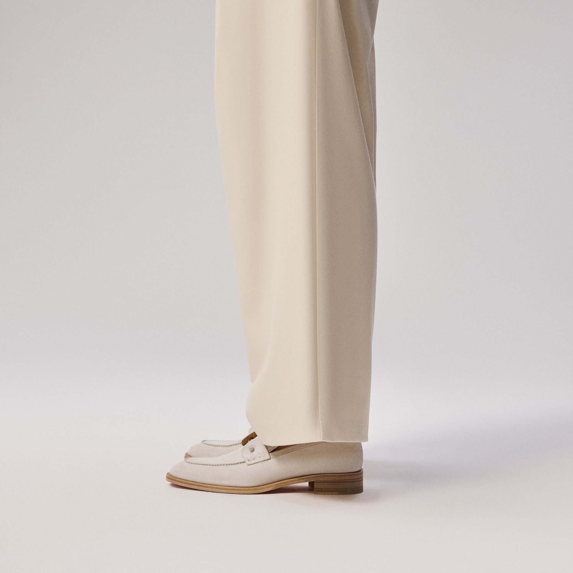 Christian Louboutin Chambelimoc Night Strass Men Shoes | Color Grey