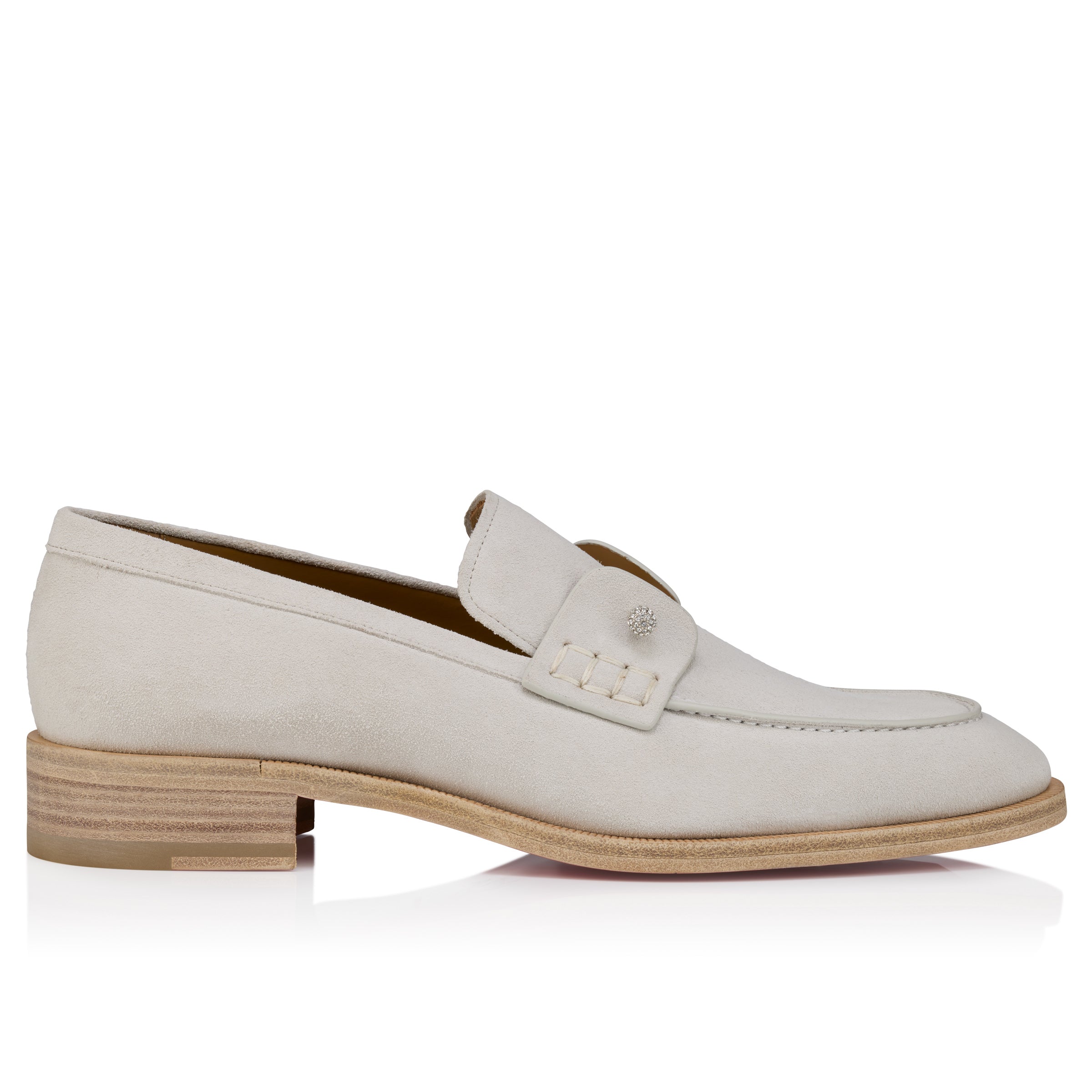 Christian Louboutin Chambelimoc Night Strass Men Shoes | Color Grey