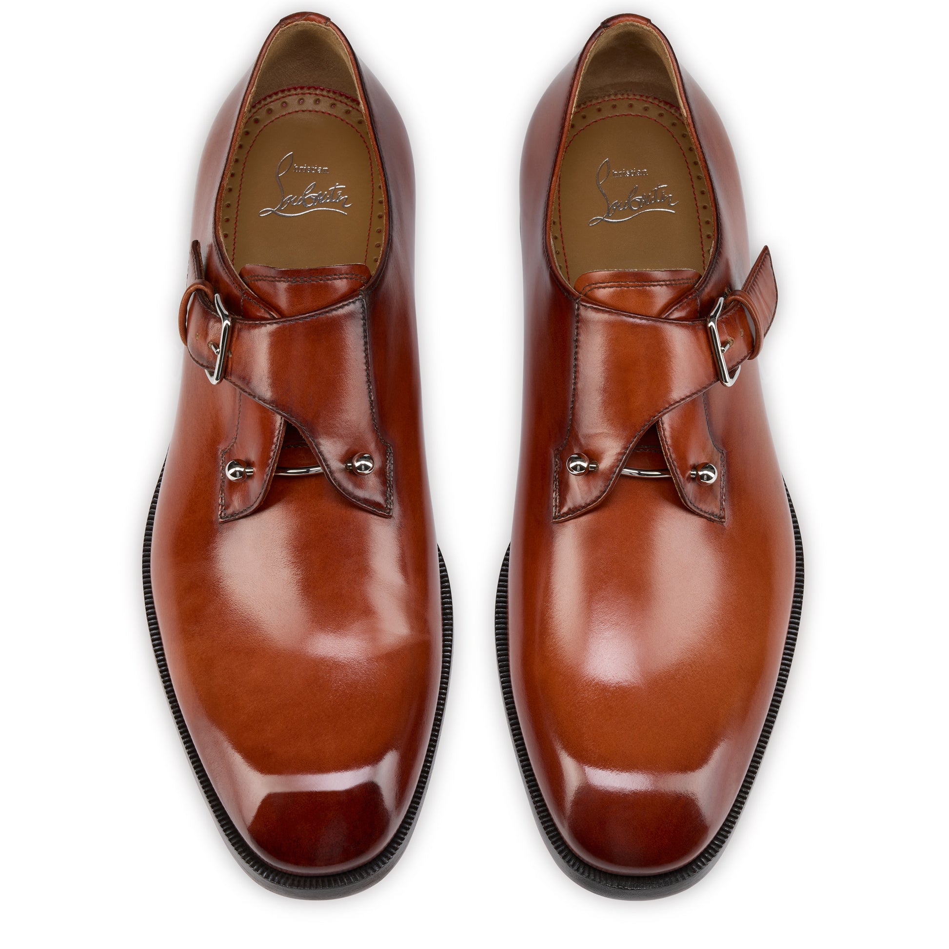 Christian Louboutin Chambelimonk Men Shoes | Color Orange
