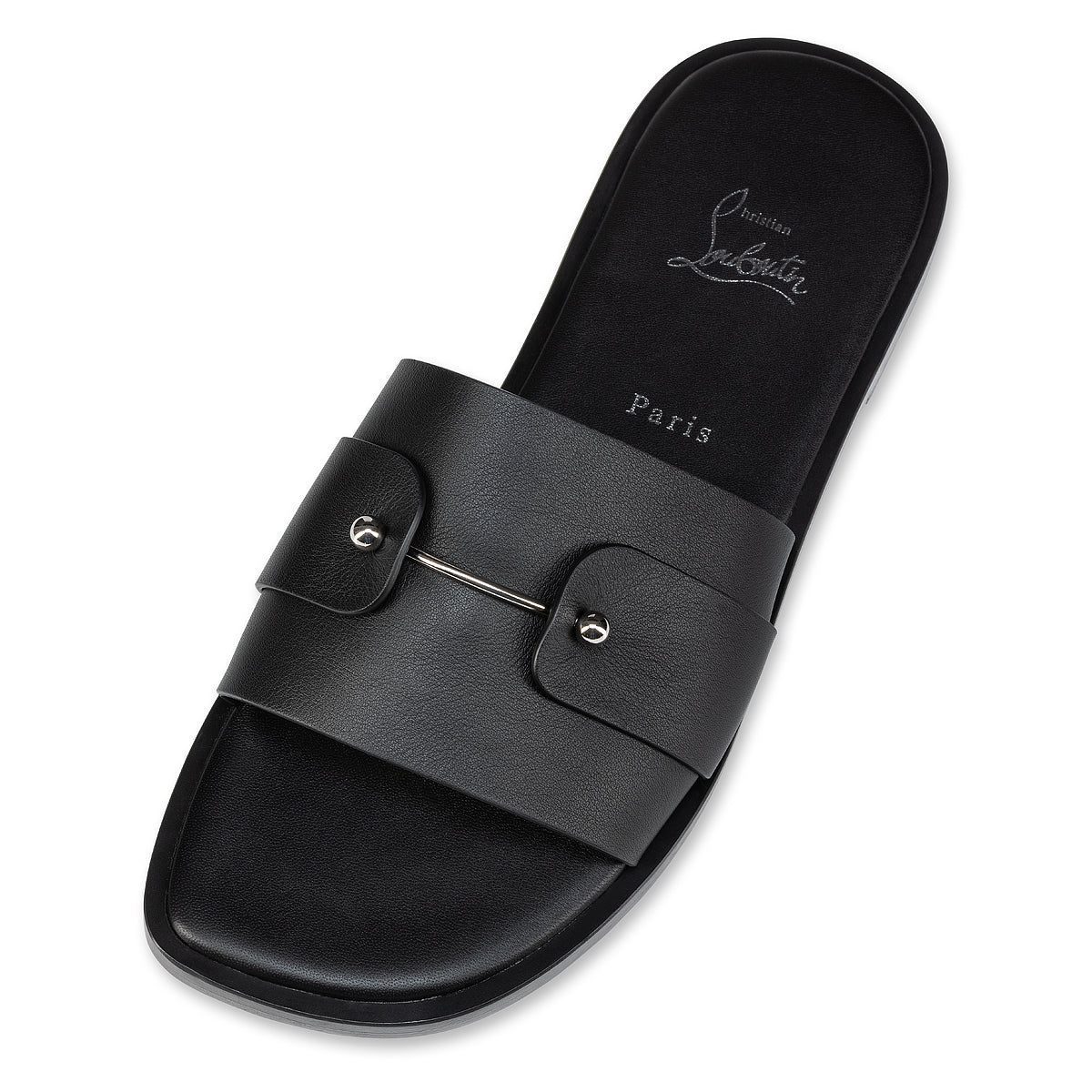 Christian Louboutin Chambelimule Men Shoes | Color Black