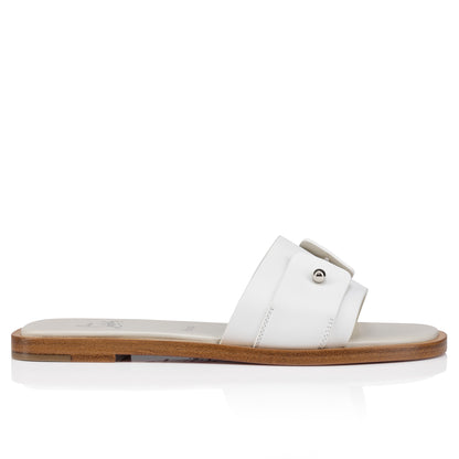 Christian Louboutin Chambelimule Women Shoes | Color White