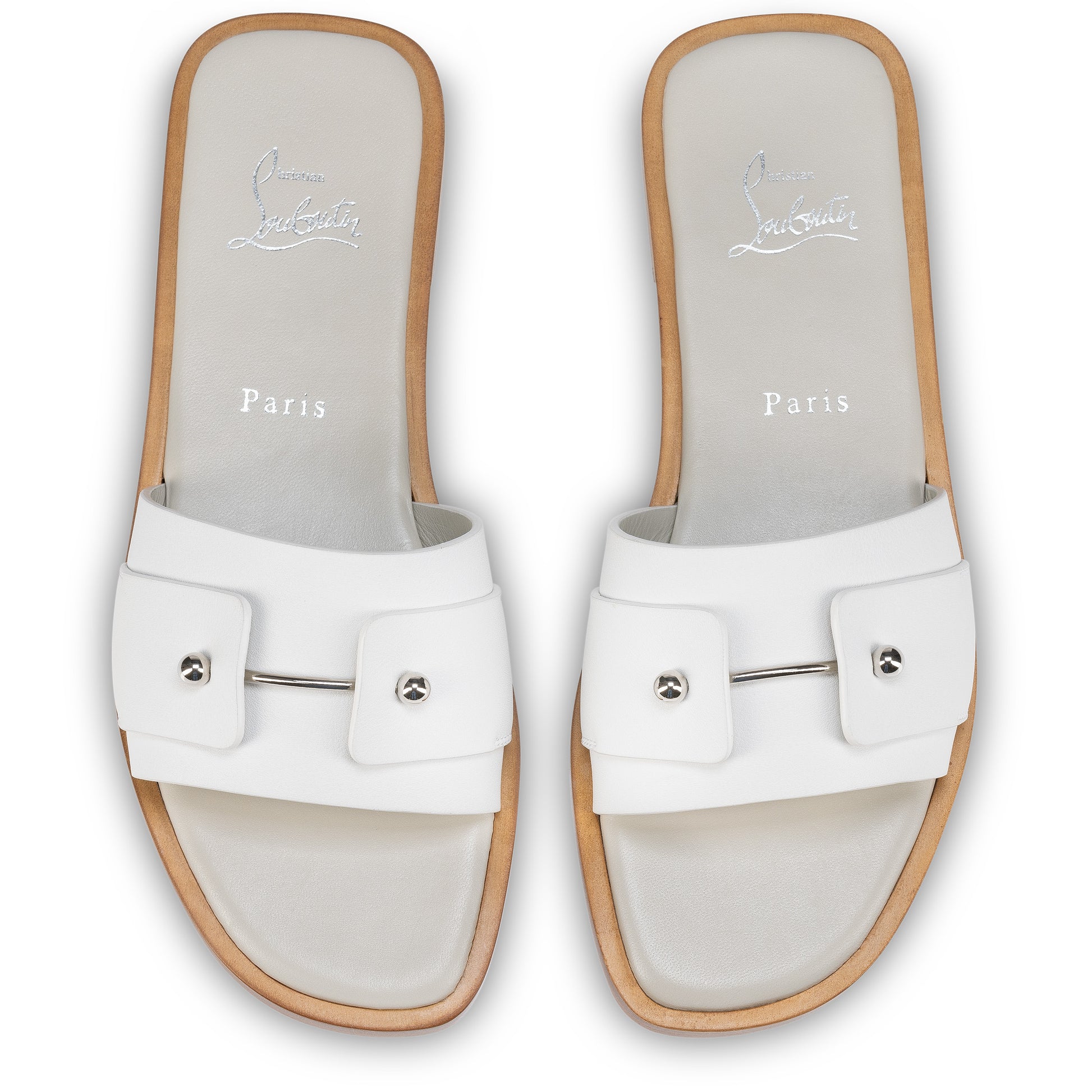 Christian Louboutin Chambelimule Women Shoes | Color White