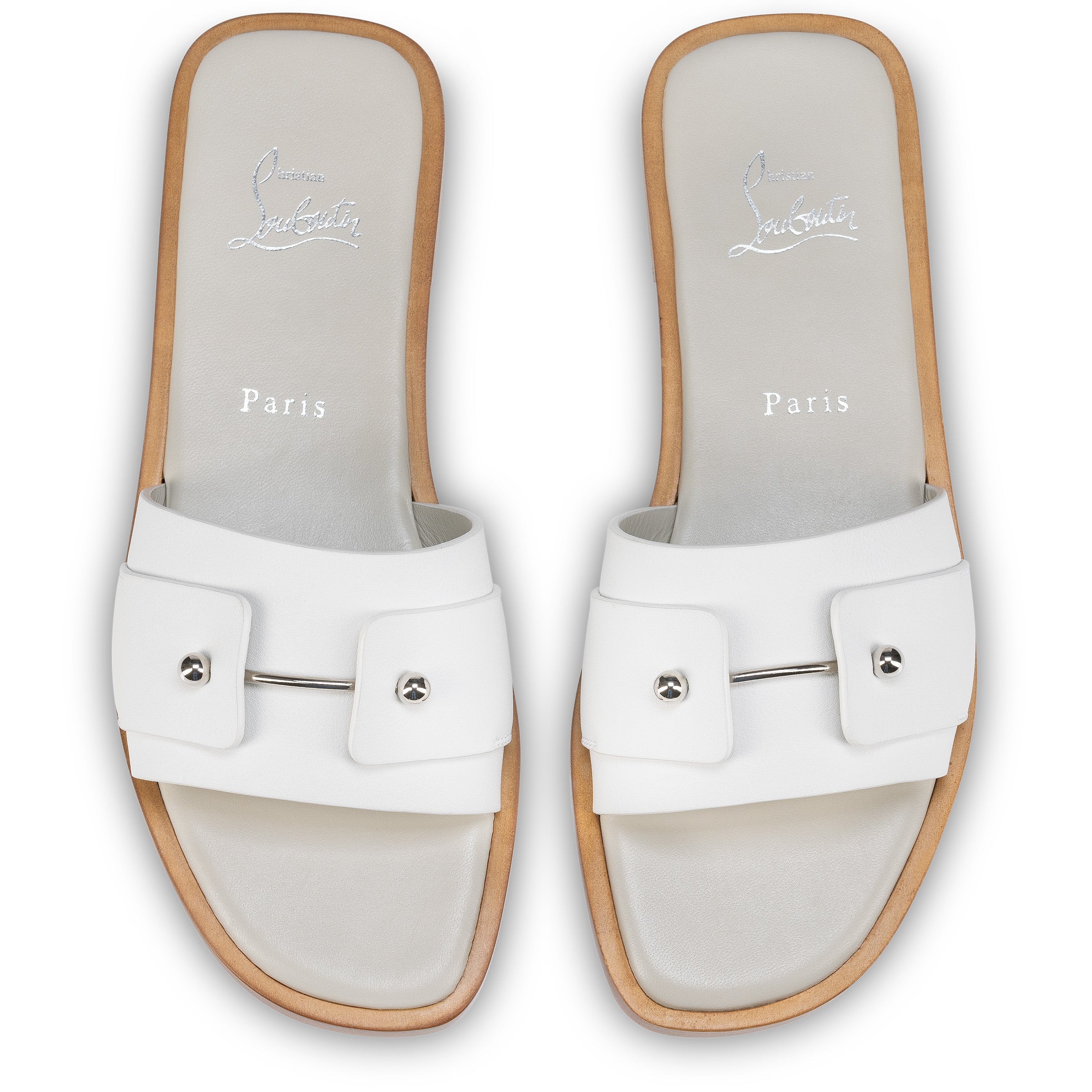 Christian Louboutin Chambelimule Women Shoes | Color White