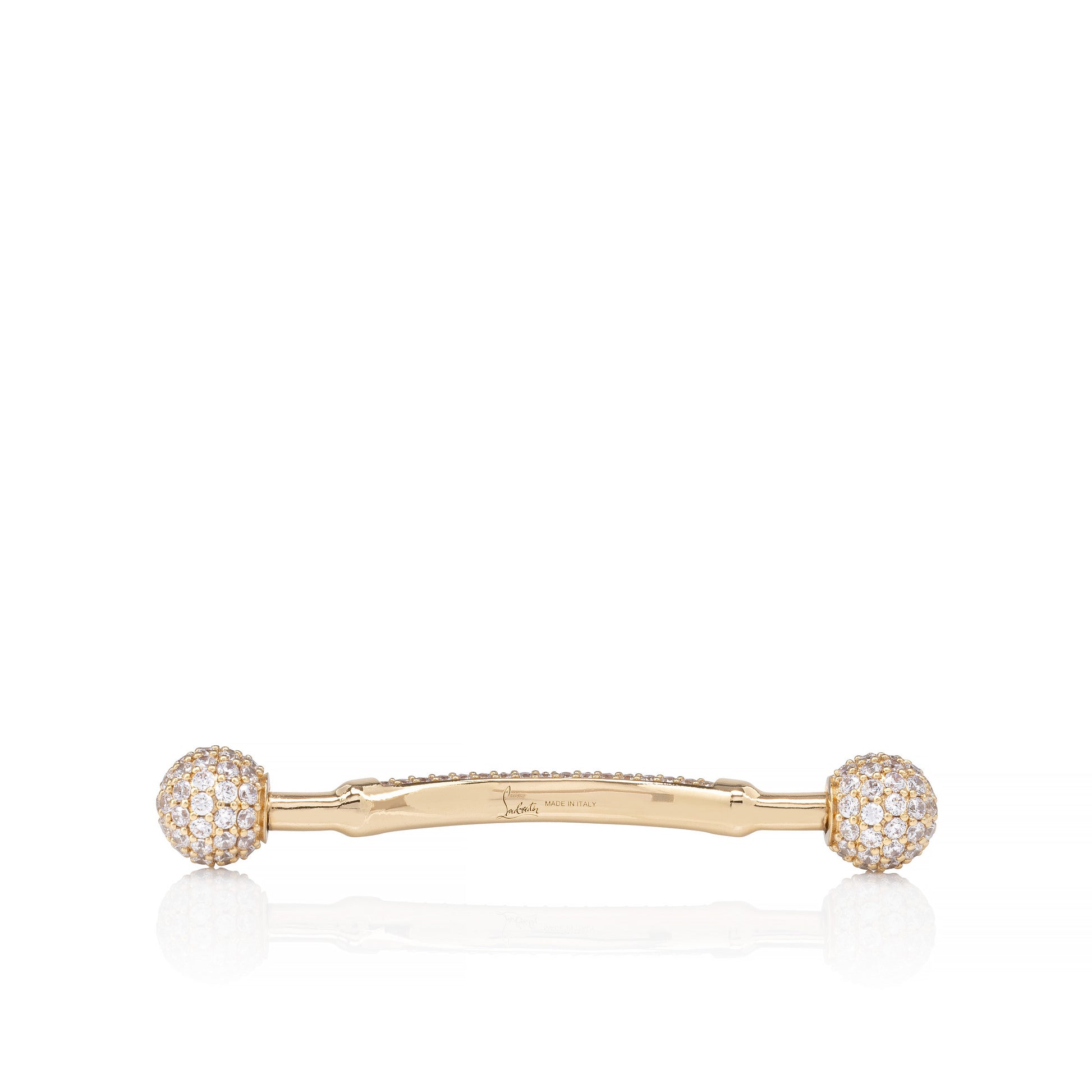Christian Louboutin Chambelink Strass Men Shoe | Color Gold