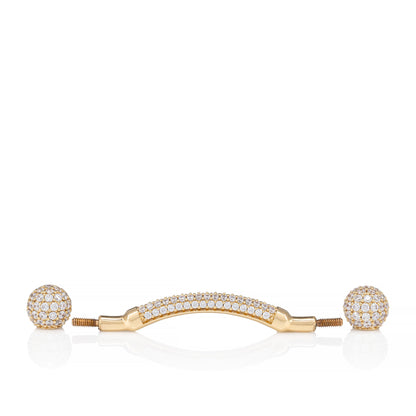 Christian Louboutin Chambelink Strass Men Shoe | Color Gold