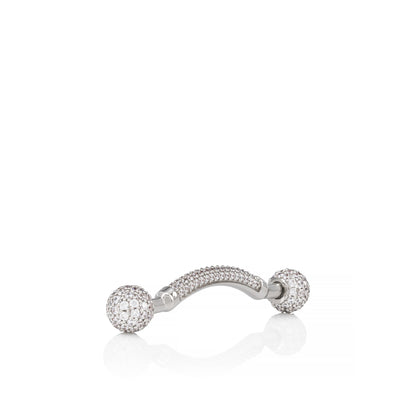 Christian Louboutin Chambelink Strass Men Shoe | Color Silver