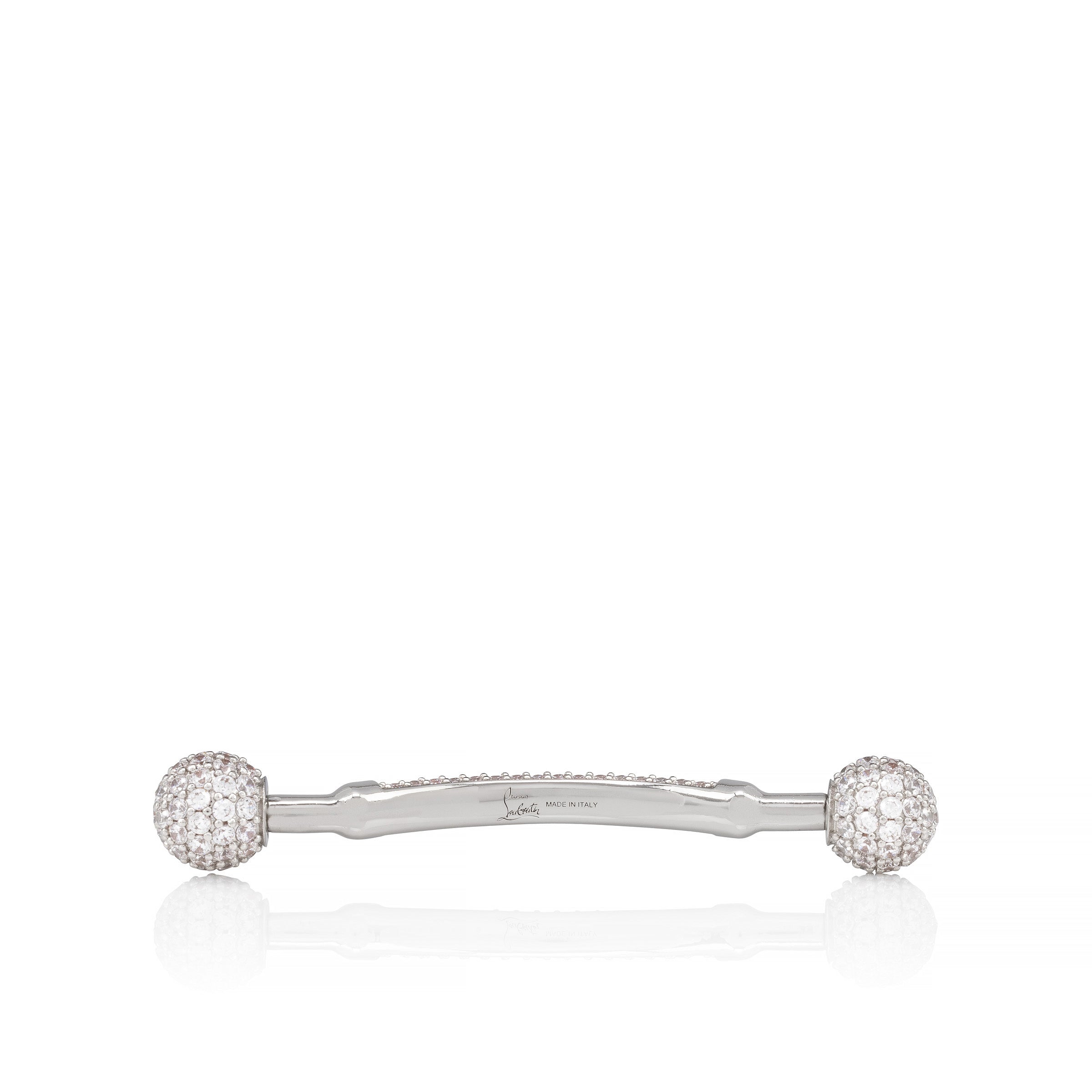 Christian Louboutin Chambelink Strass Men Shoe | Color Silver