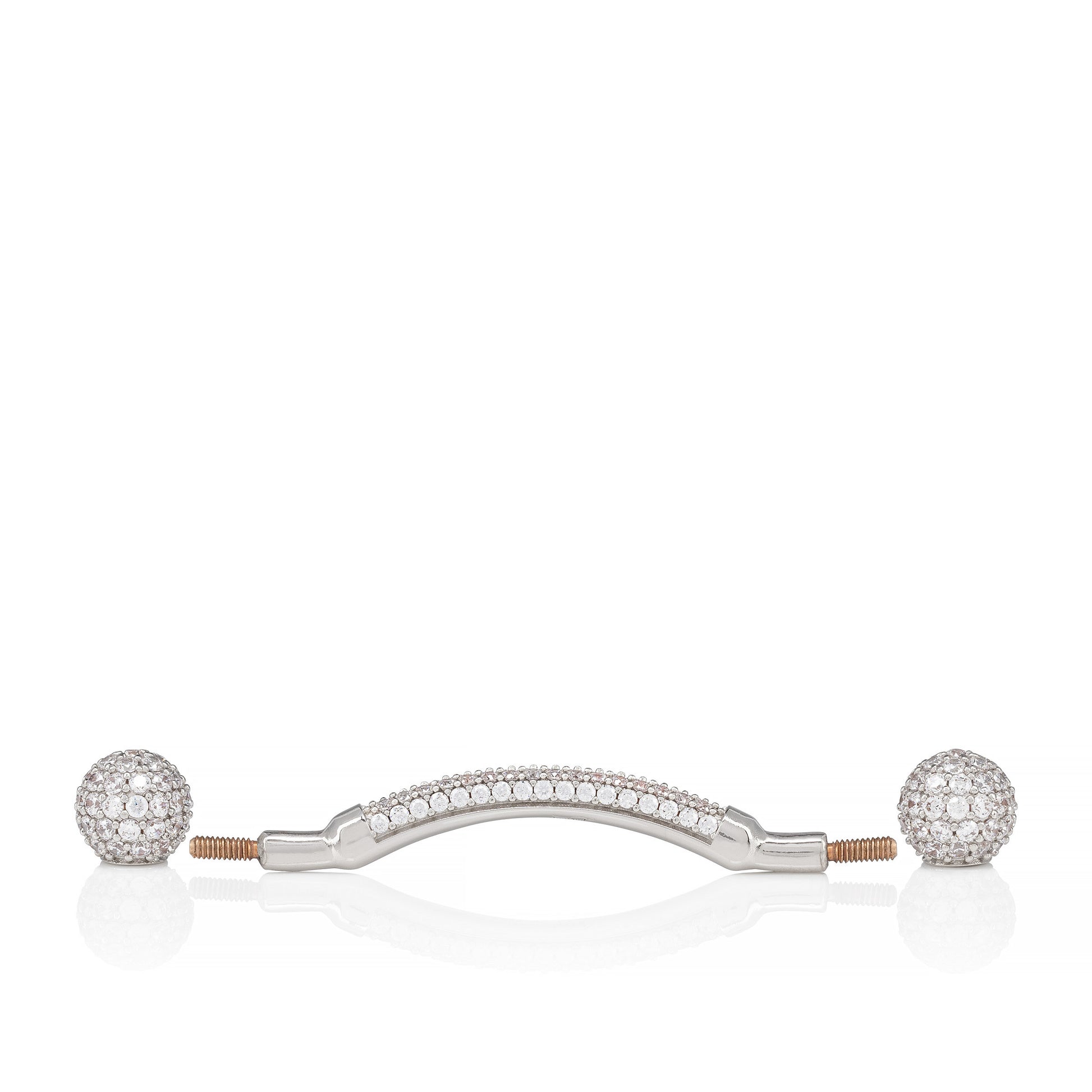 Christian Louboutin Chambelink Strass Men Shoe | Color Silver