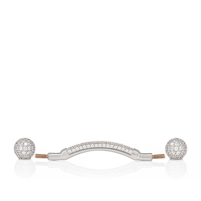 Christian Louboutin Chambelink Strass Men Shoe | Color Silver