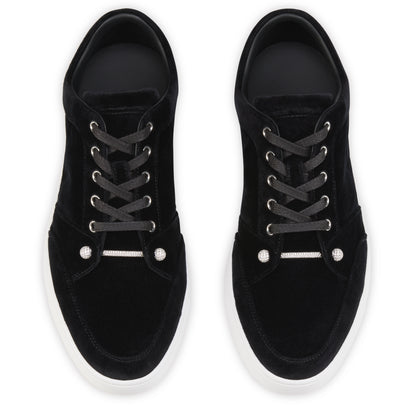 Christian Louboutin Chambelisneak Pin Strass Men Shoes | Color Black