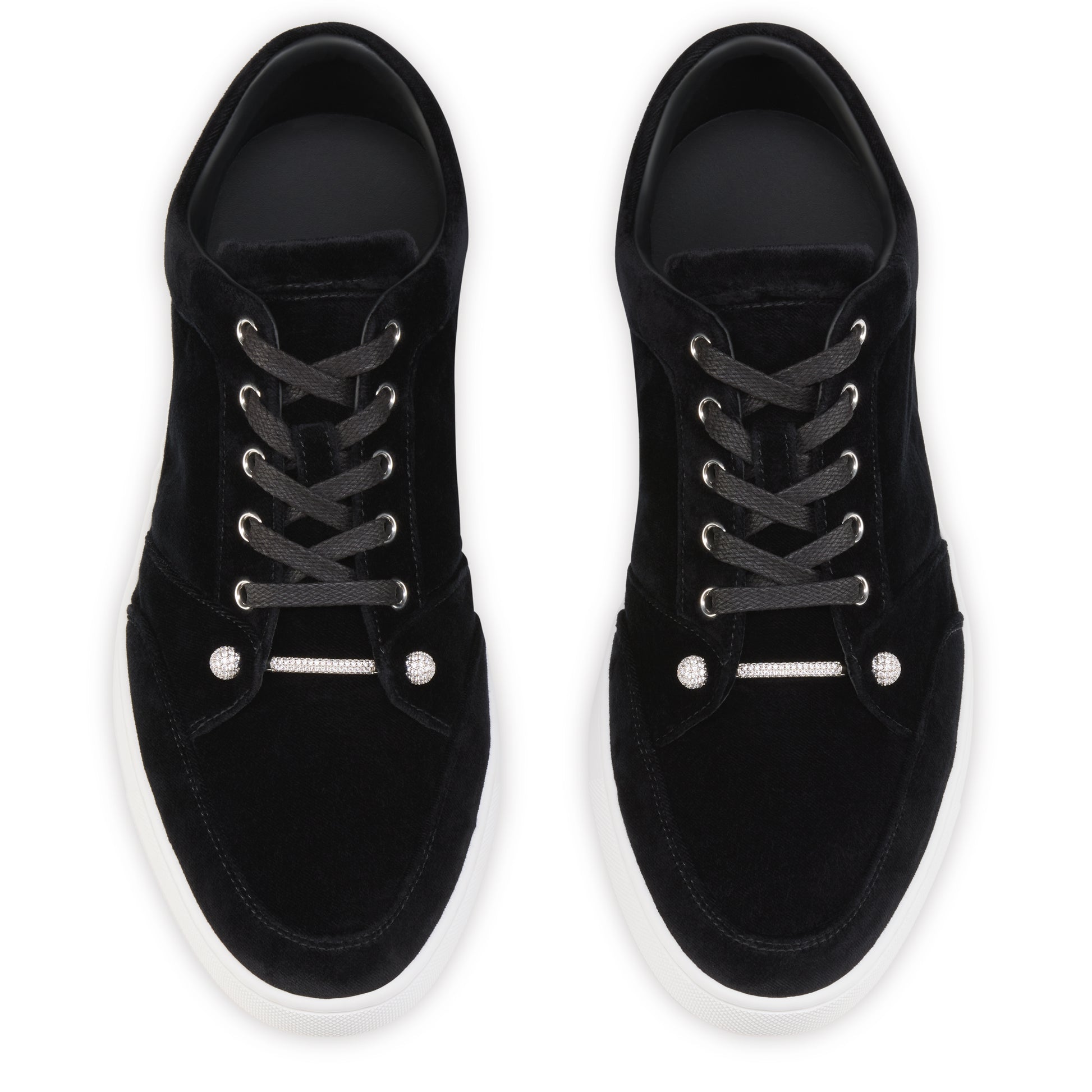 Christian Louboutin Chambelisneak Pin Strass Men Shoes | Color Black