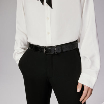 Christian Louboutin Chambeliss Men Belts | Color Black