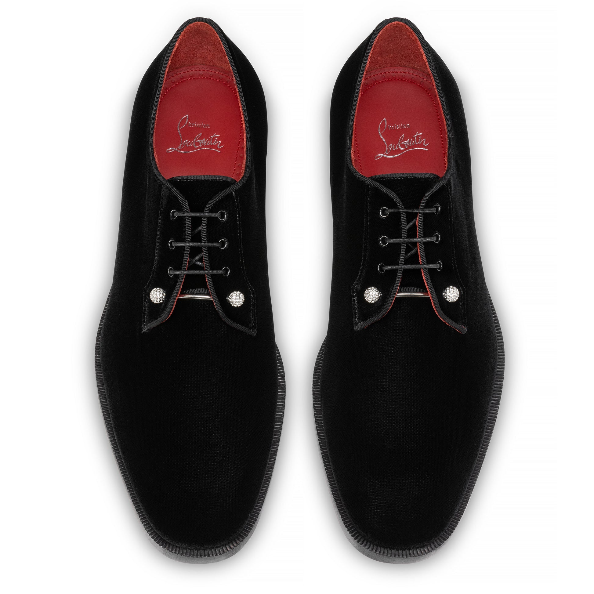 Christian Louboutin Chambeliss Night Strass Men Shoes | Color Black
