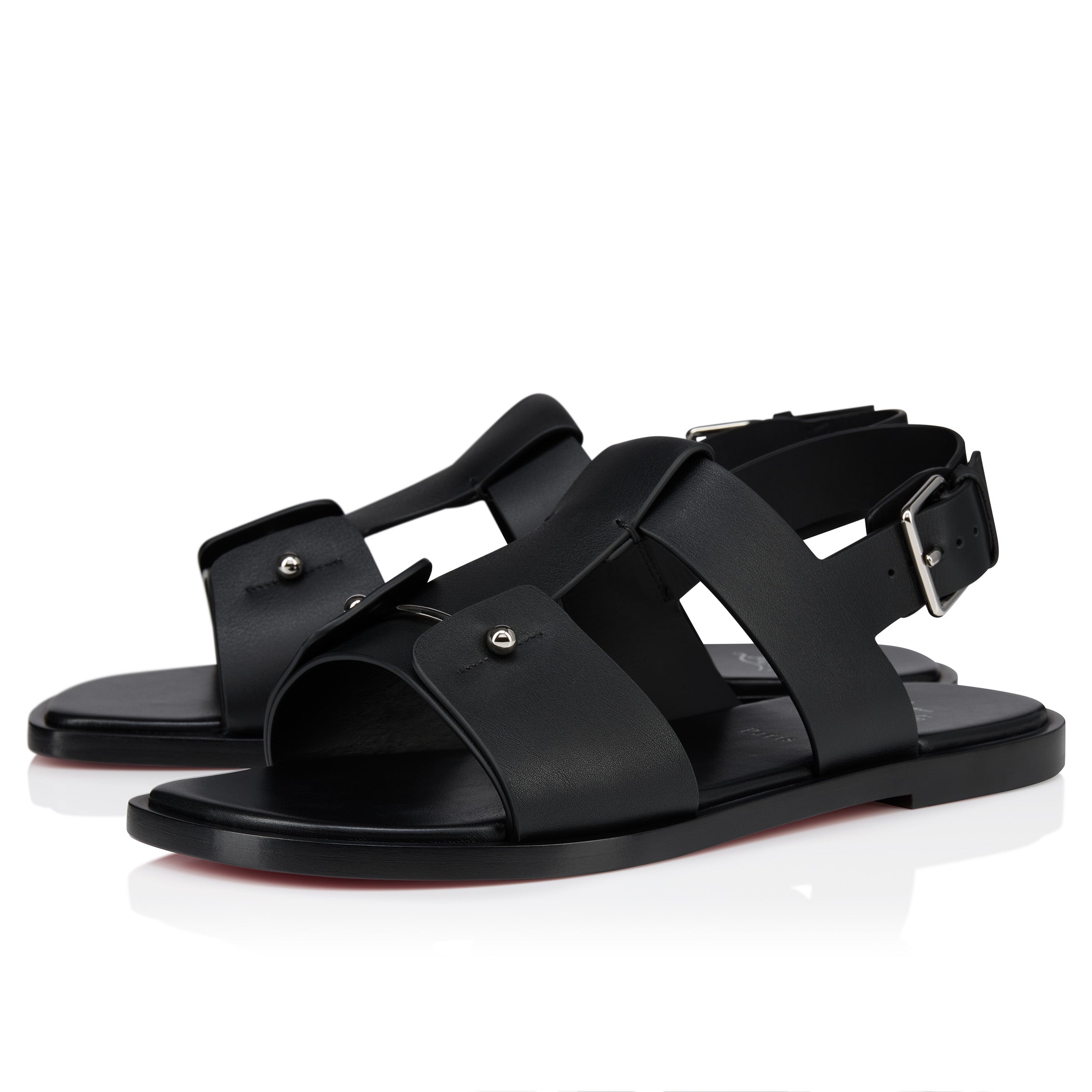 Christian Louboutin Chambeliss Sandal Men Shoes | Color Black