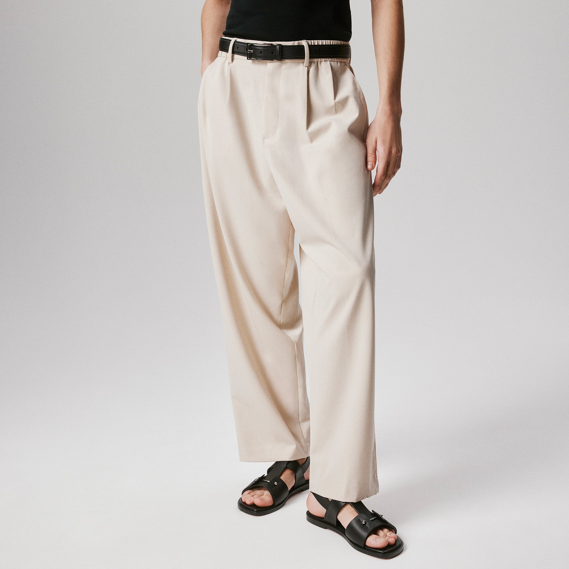 Christian Louboutin Chambeliss Sandal Men Shoes | Color Black