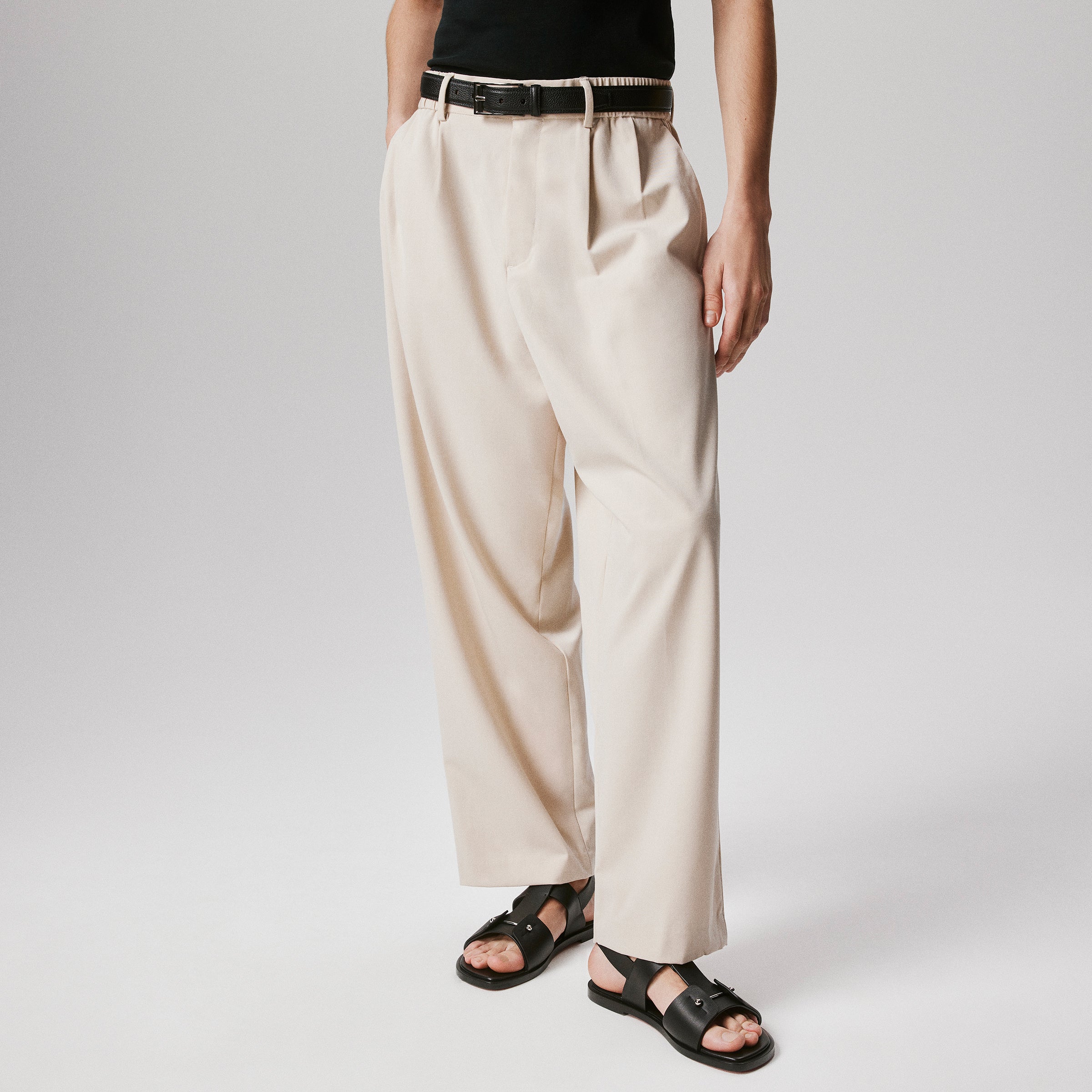 Christian Louboutin Chambeliss Sandal Men Shoes | Color Black