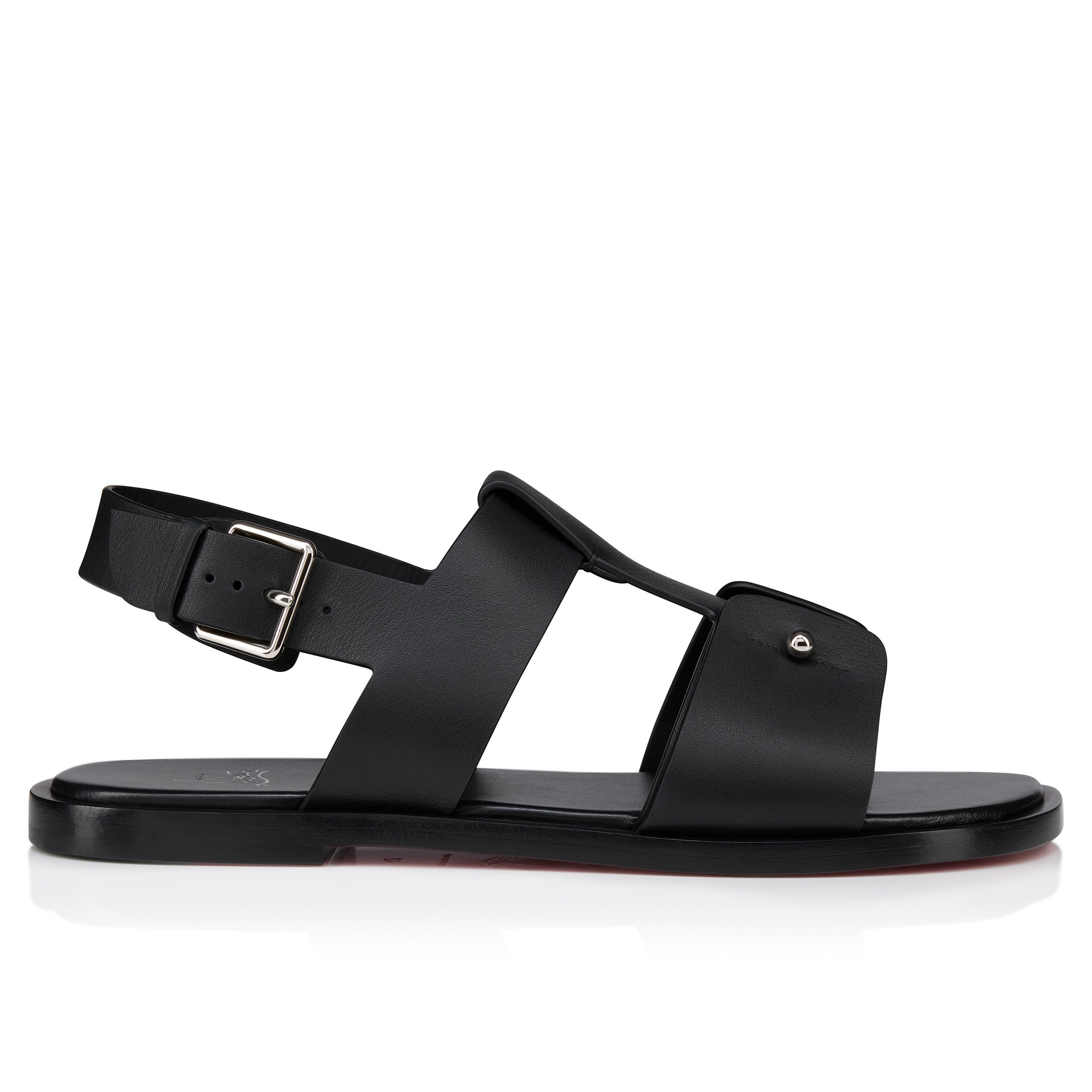 Christian Louboutin Chambeliss Sandal Men Shoes | Color Black