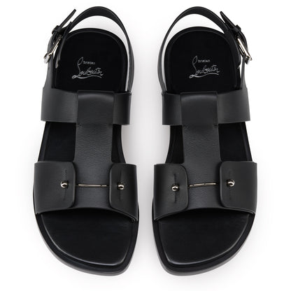 Christian Louboutin Chambeliss Sandal Men Shoes | Color Black