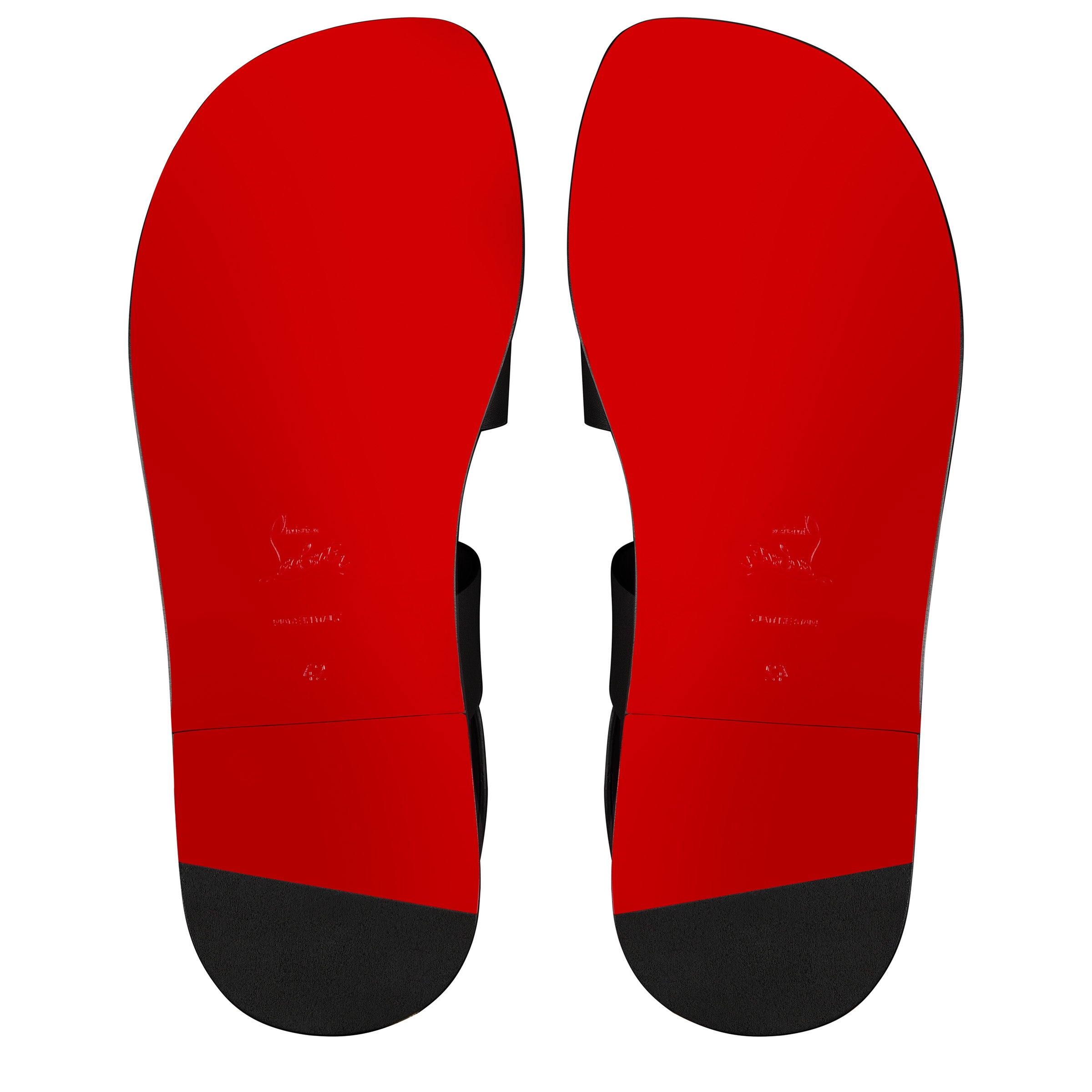 Christian Louboutin Chambeliss Sandal Men Shoes | Color Black