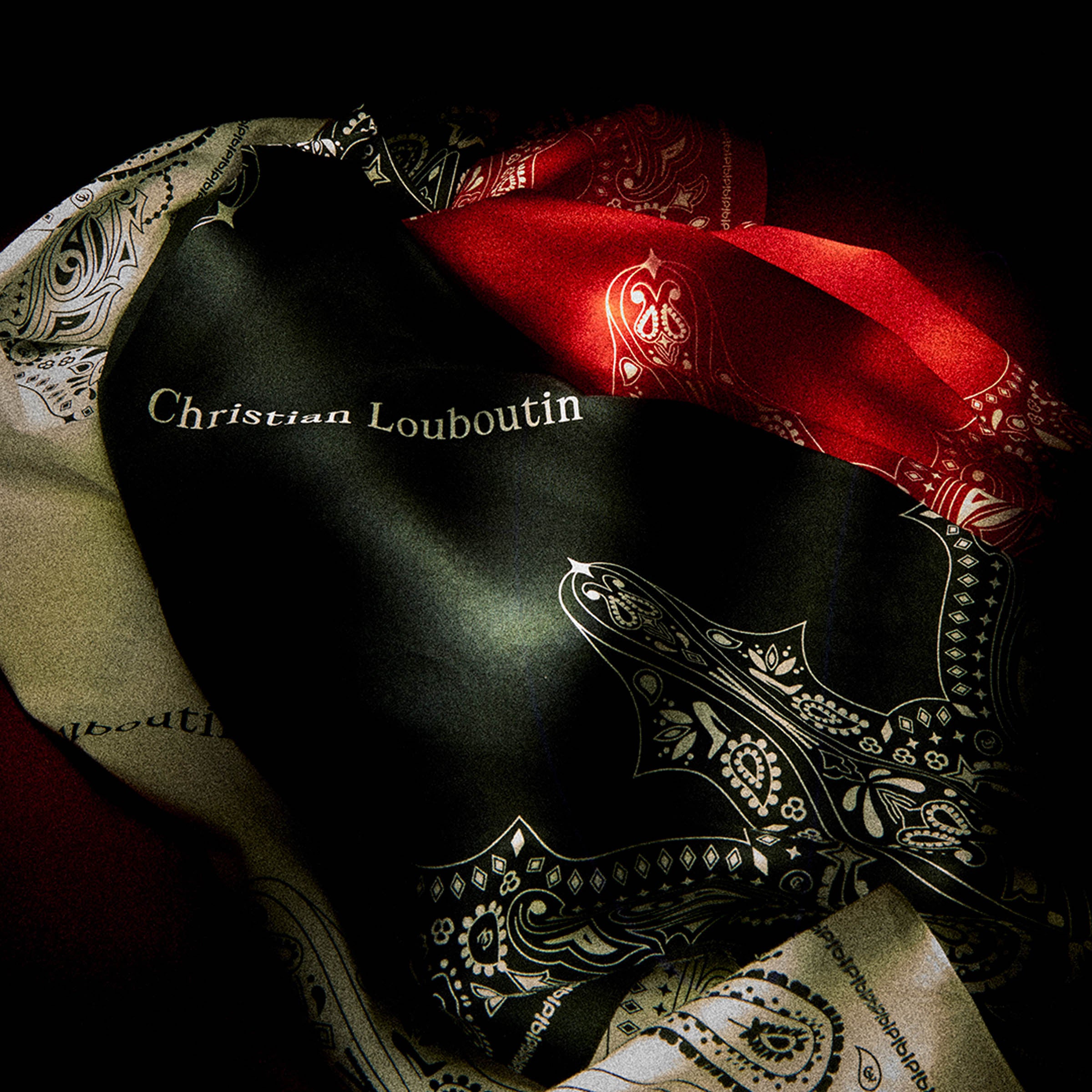 Christian Louboutin Cl Bandana Men Accessories | Color Black