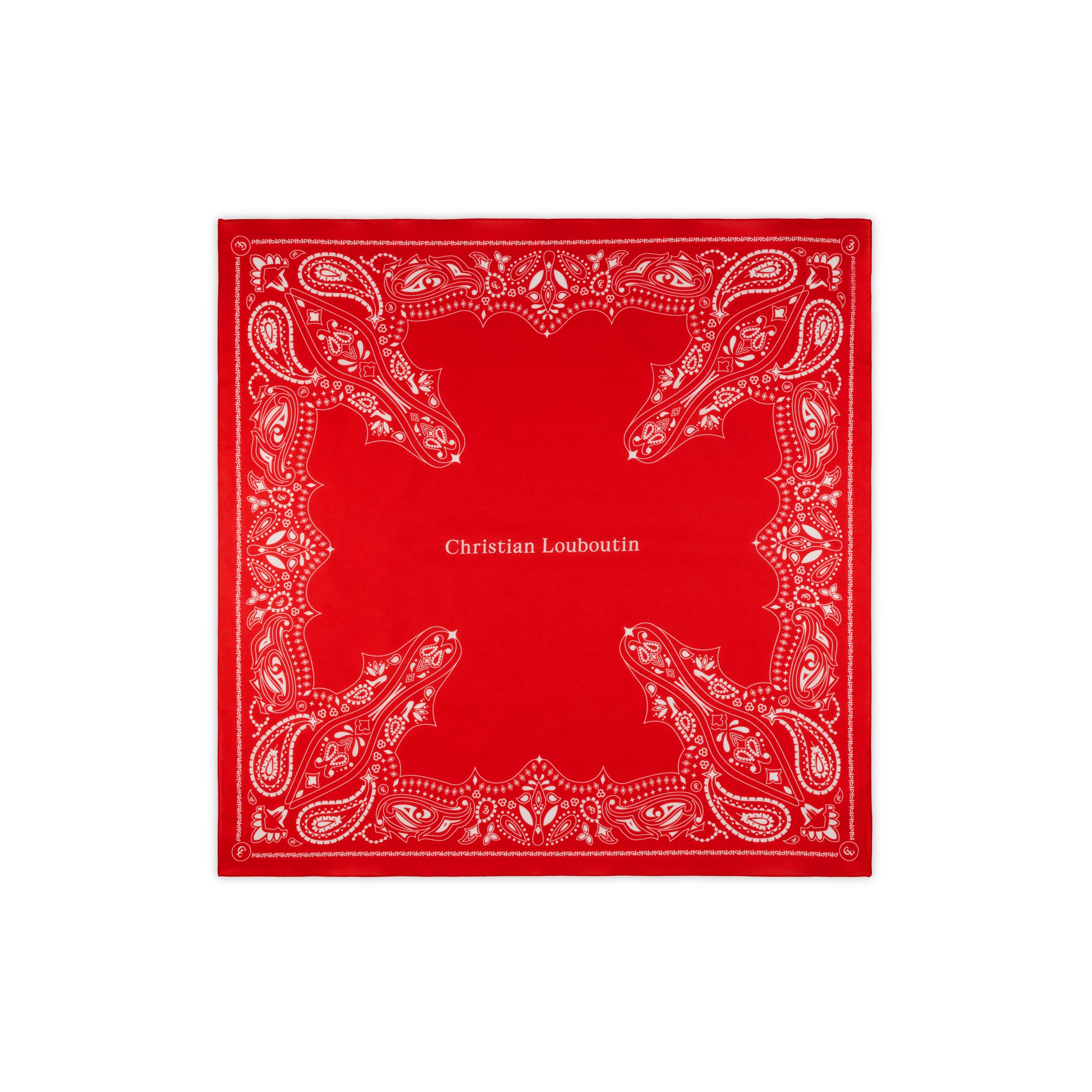 Christian Louboutin Cl Bandana Men Accessories | Color Red
