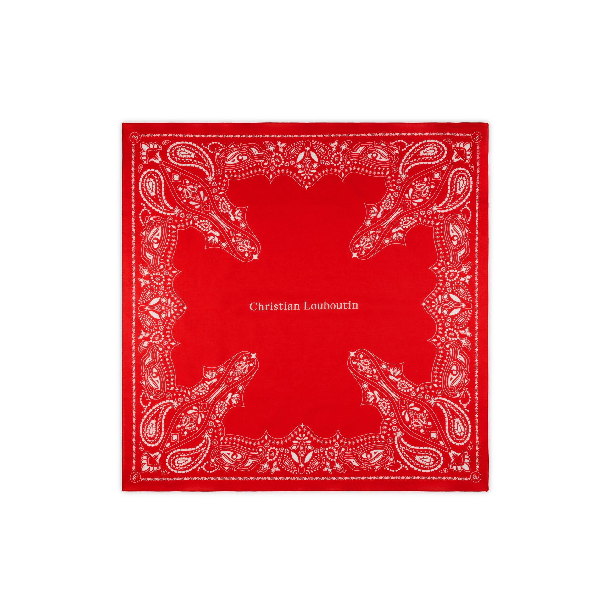 Christian Louboutin Cl Bandana Men Accessories | Color Red