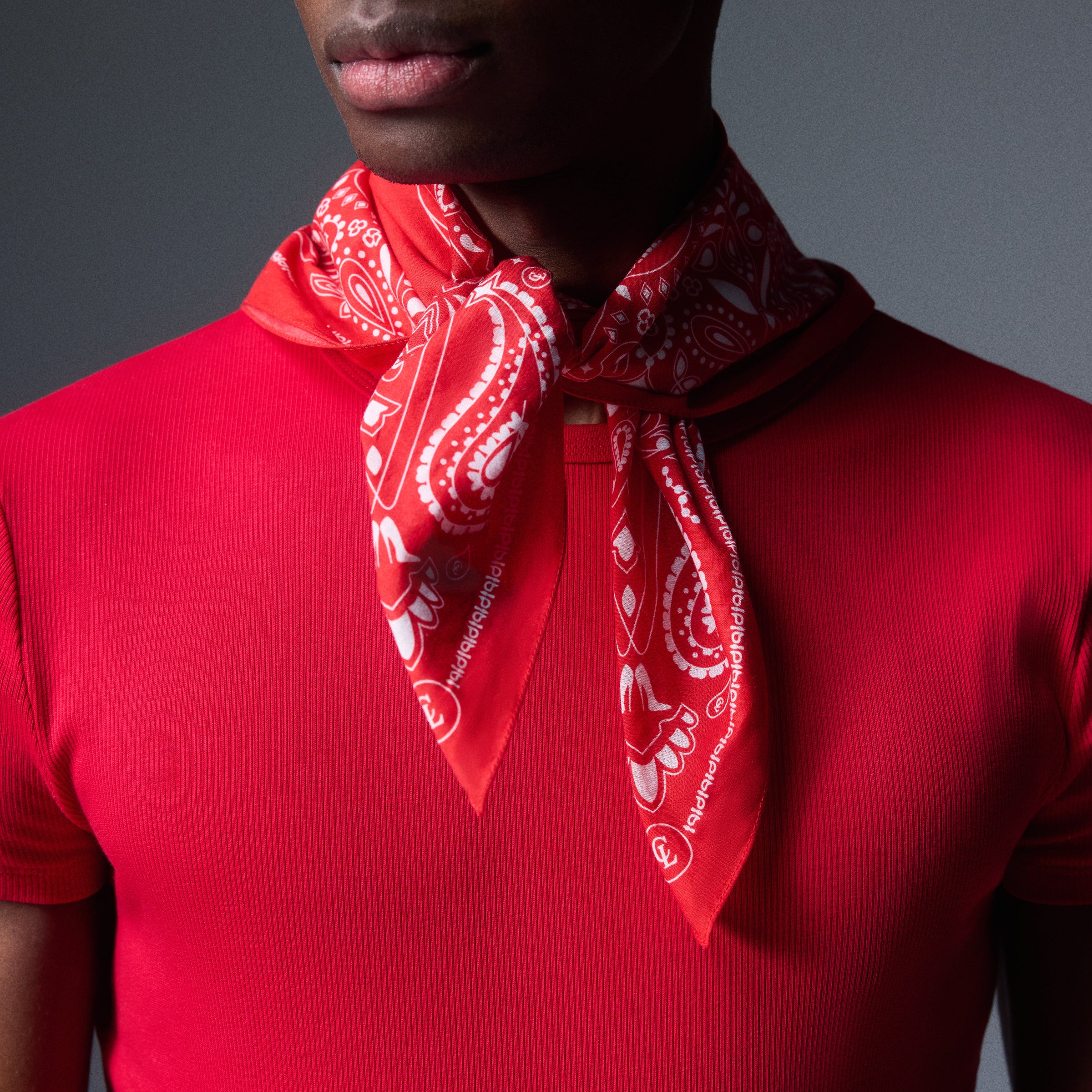 Christian Louboutin Cl Bandana Men Accessories | Color Red