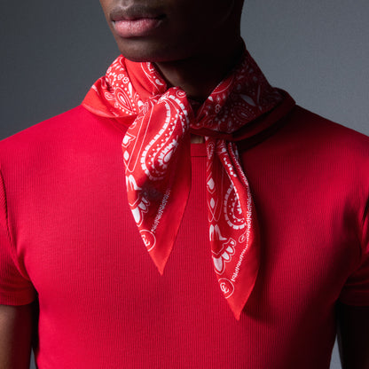 Christian Louboutin Cl Bandana Men Accessories | Color Red