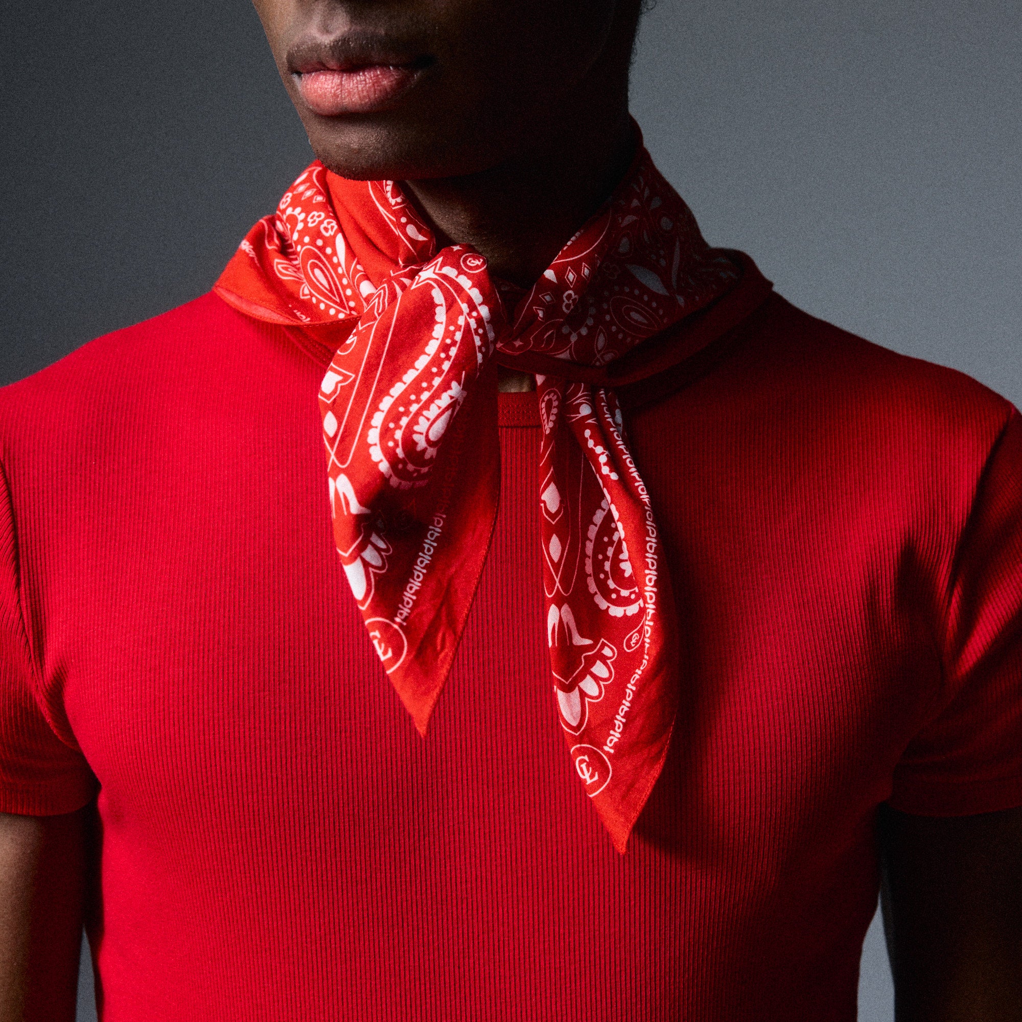 Christian Louboutin Cl Bandana Men Accessories | Color Red