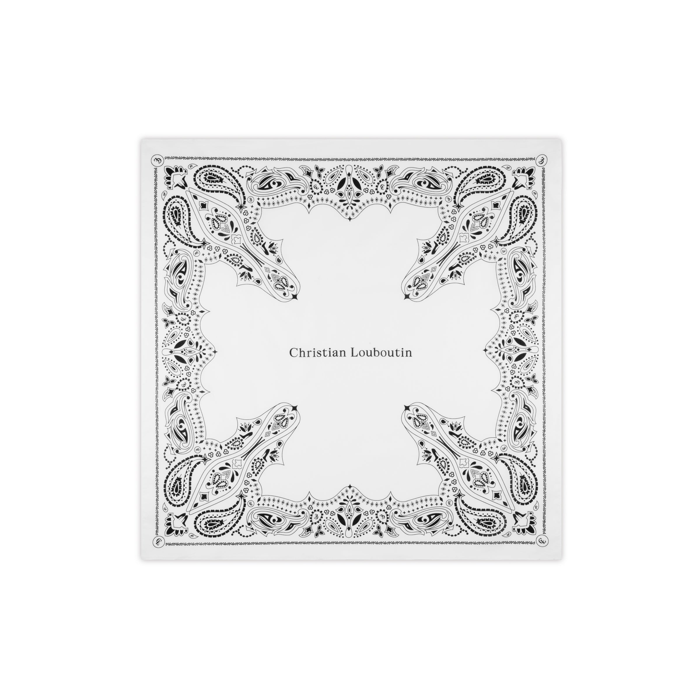 Christian Louboutin Cl Bandana Men Accessories | Color White