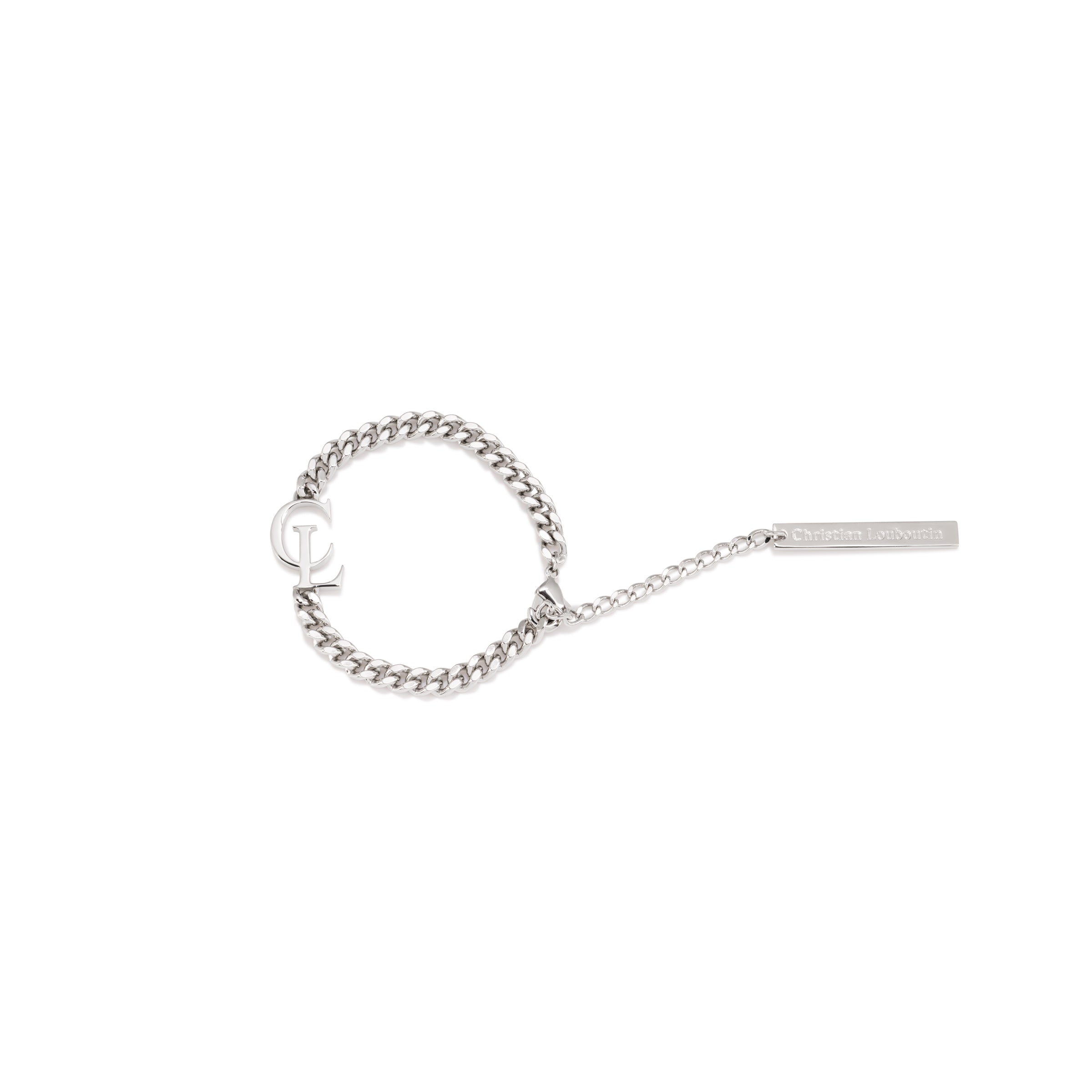 Christian Louboutin Cl Bracelet Men Accessories | Color Silver