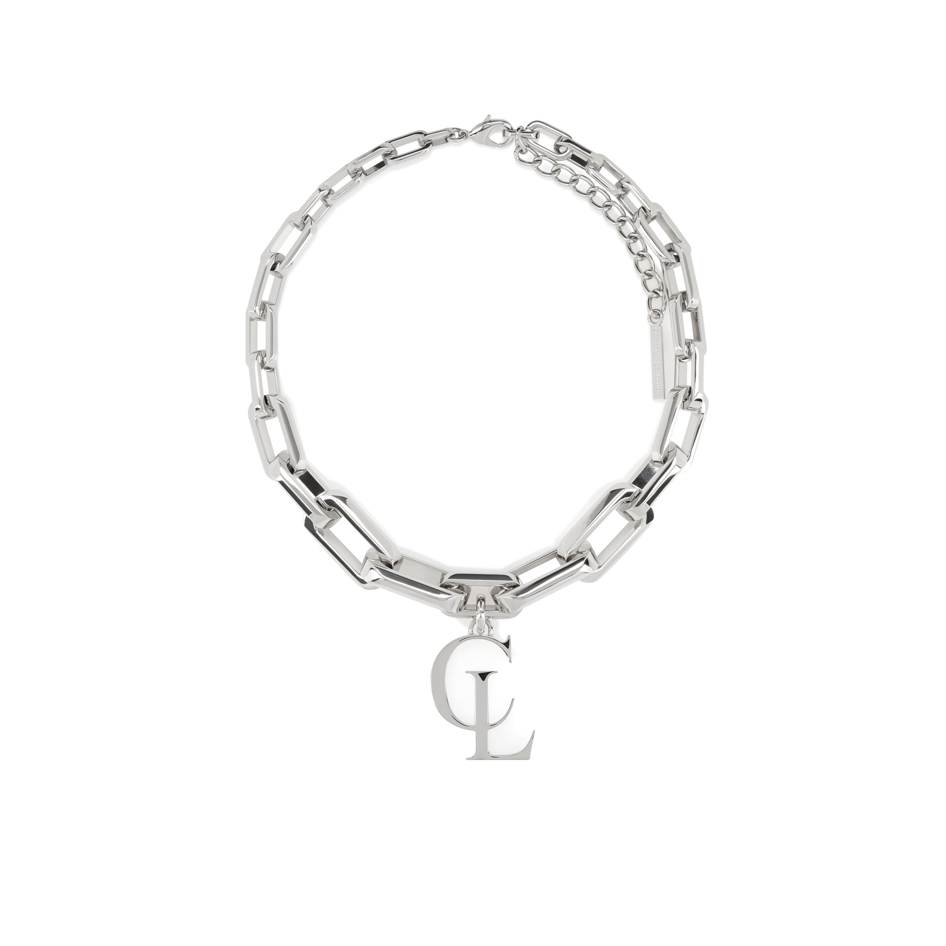 Christian Louboutin Cl Necklace Men Accessories | Color Silver