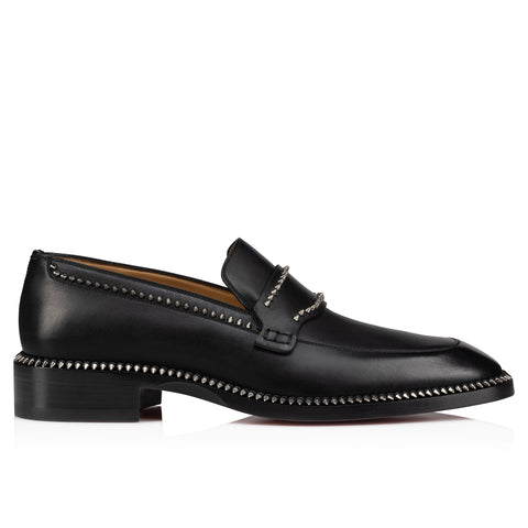 Christian Louboutin Cocoriclou Moc Men Shoes | Color Black