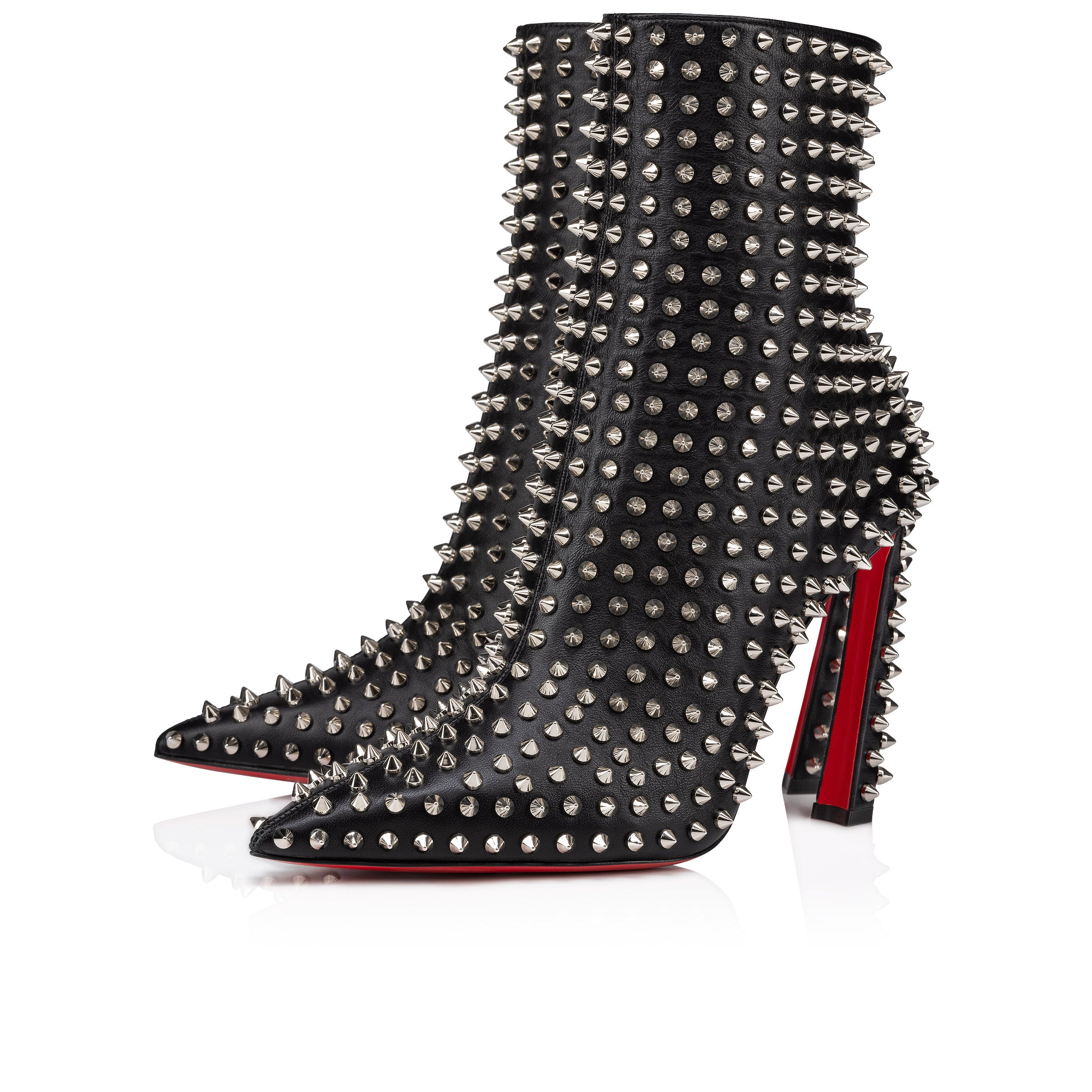 Christian Louboutin Condora Booty Spikes Women Shoes | Color Black