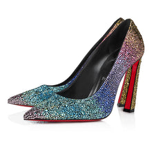 Load image into Gallery viewer, Christian Louboutin Condora Strass Rainbow Women Shoes | Color Black
