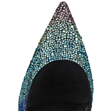 Load image into Gallery viewer, Christian Louboutin Condora Strass Rainbow Women Shoes | Color Black
