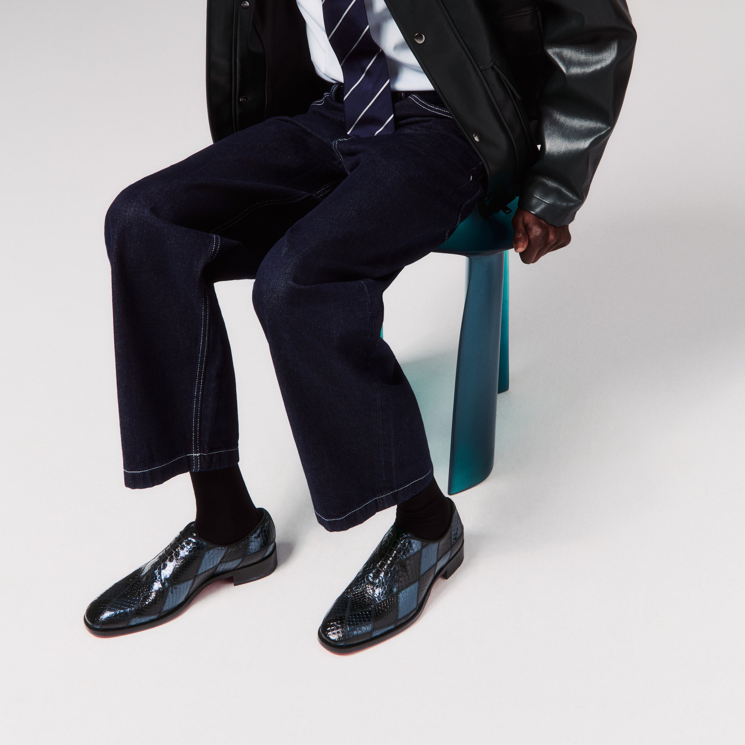 Christian Louboutin Corteo Men Shoes | Color Black