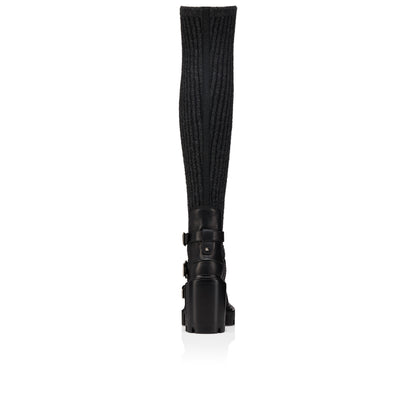 Christian Louboutin Cortinetta Alta College Women Shoes | Color Black
