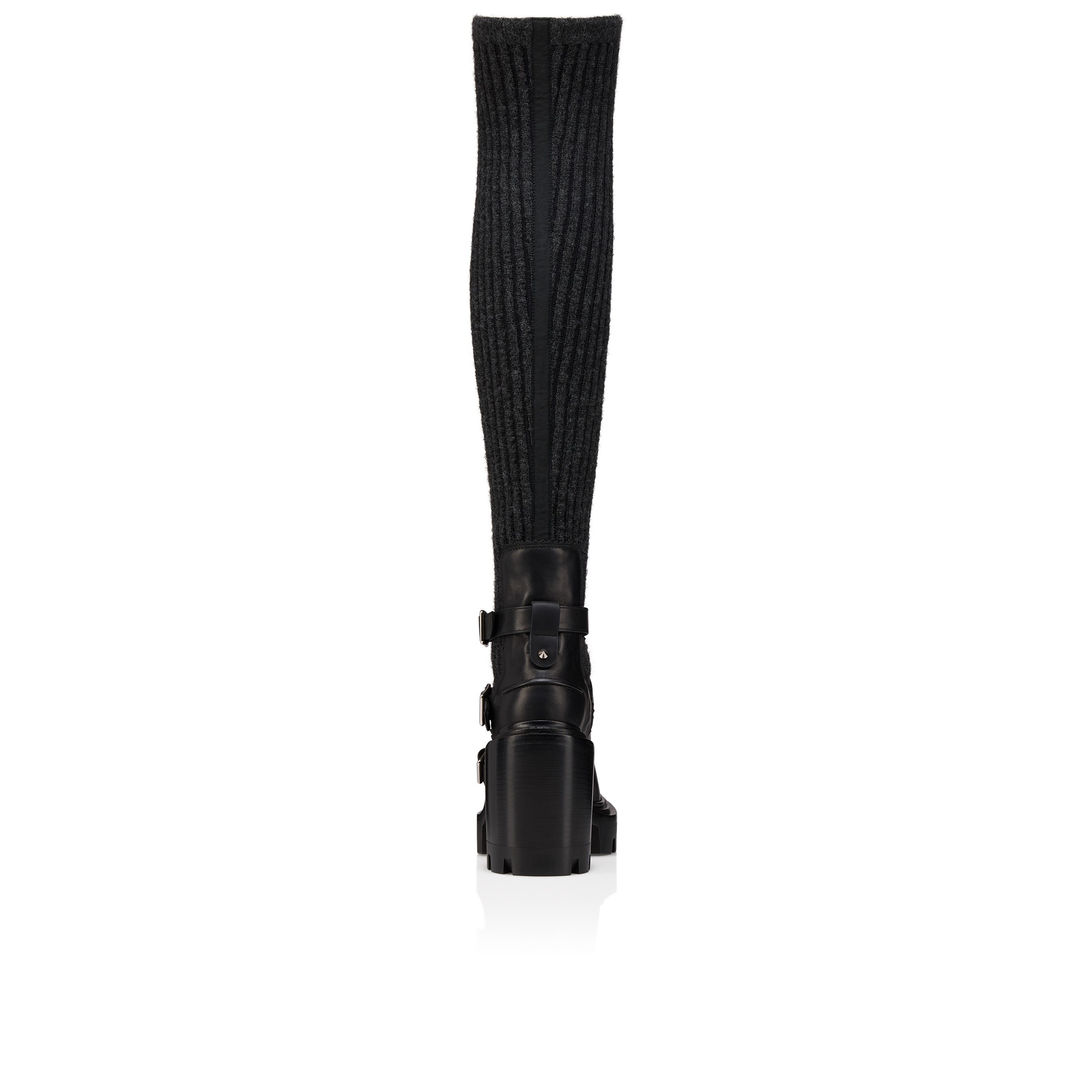 Christian Louboutin Cortinetta Alta College Women Shoes | Color Black